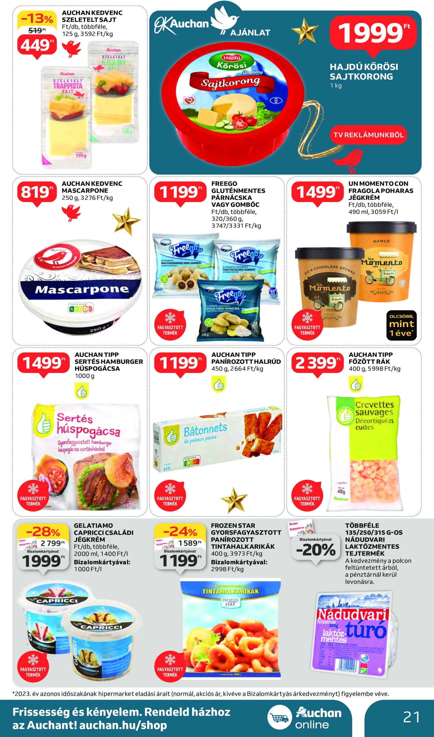 auchan - Auchan akciós újság, érvényes 12.12. - 12.18. - page: 21