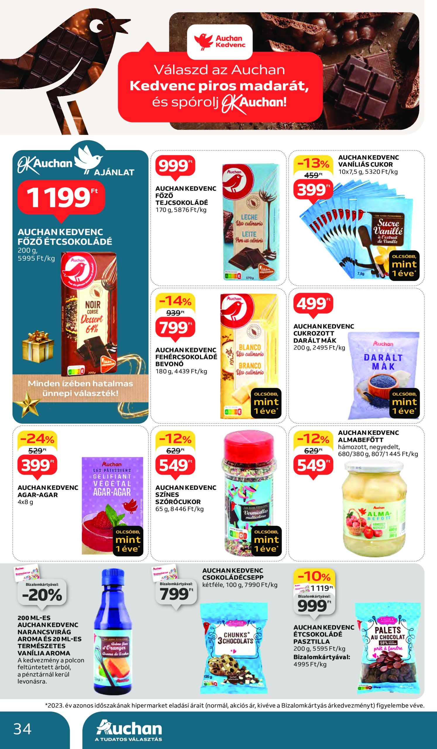 auchan - Auchan akciós újság, érvényes 12.12. - 12.18. - page: 34