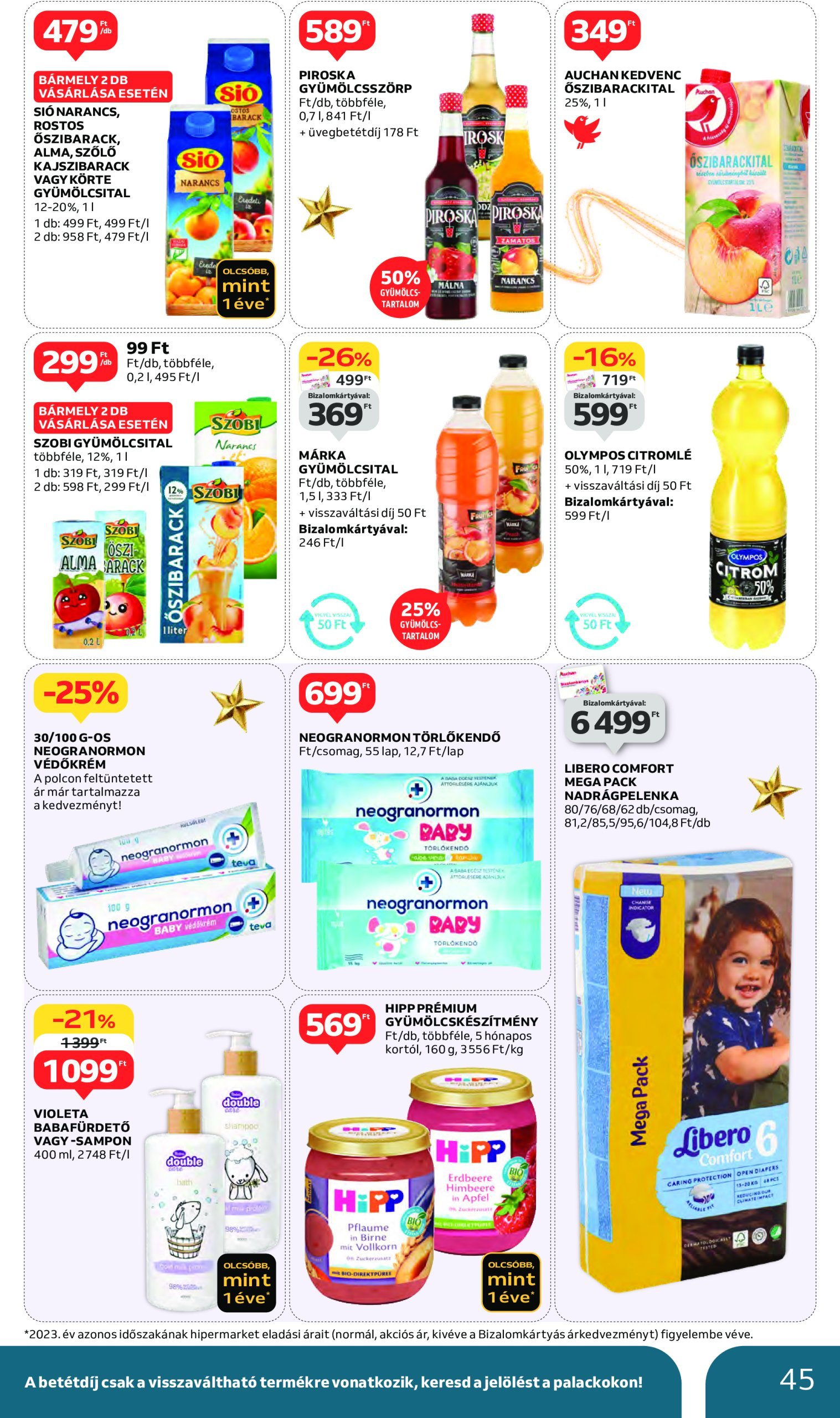 auchan - Auchan akciós újság, érvényes 12.12. - 12.18. - page: 45