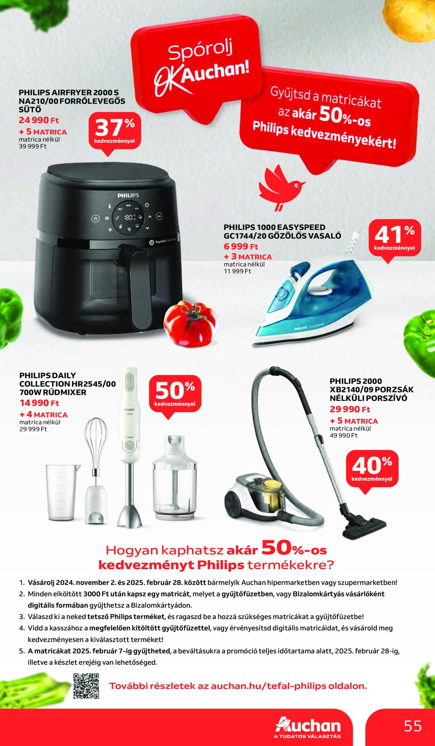 auchan - Auchan akciós újság, érvényes 12.12. - 12.18. - page: 55