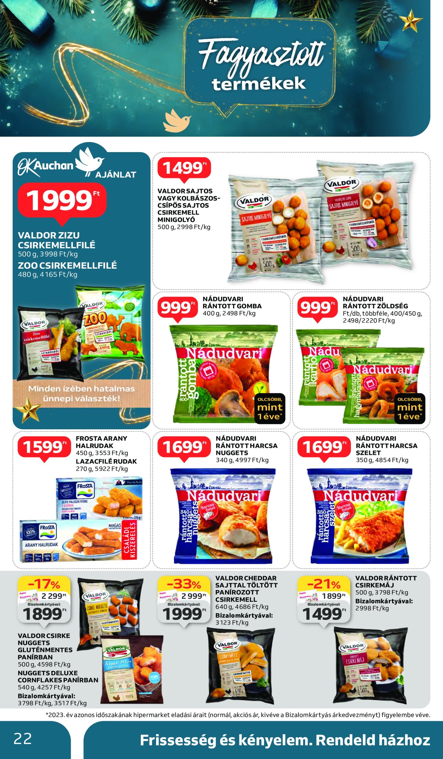 auchan - Auchan akciós újság, érvényes 12.12. - 12.18. - page: 22