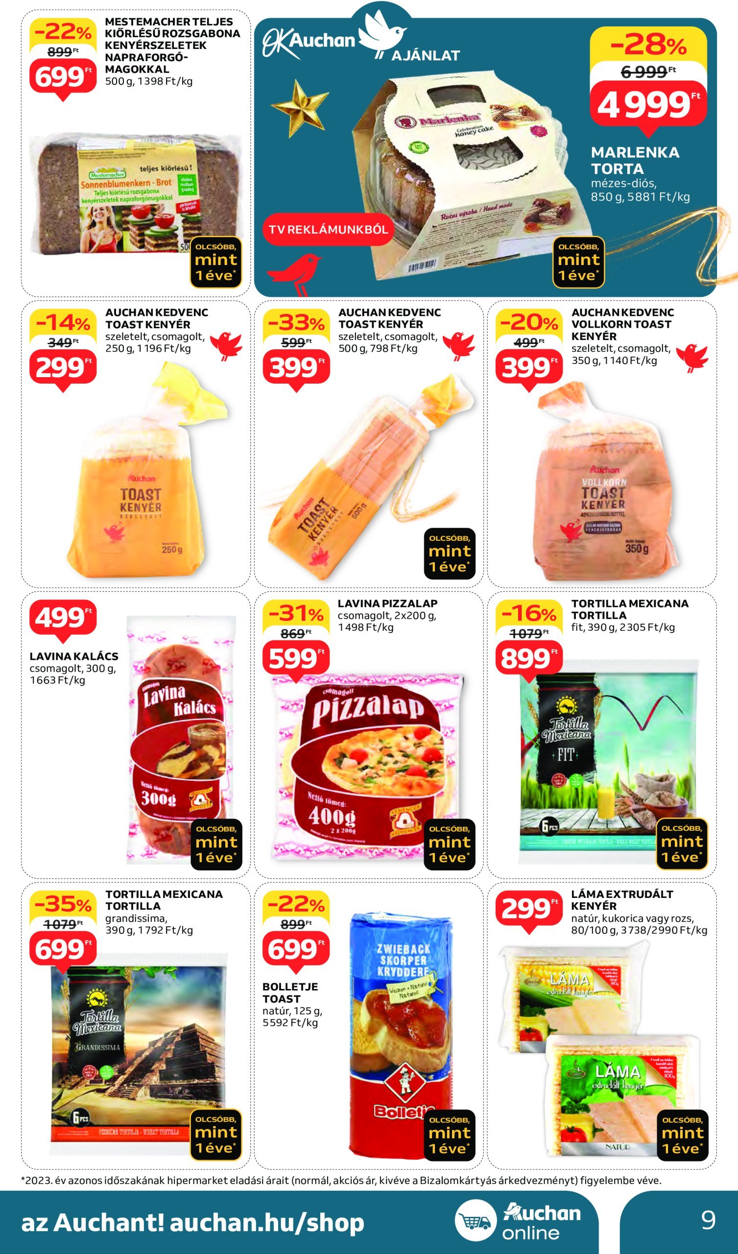 auchan - Auchan akciós újság, érvényes 12.12. - 12.18. - page: 9