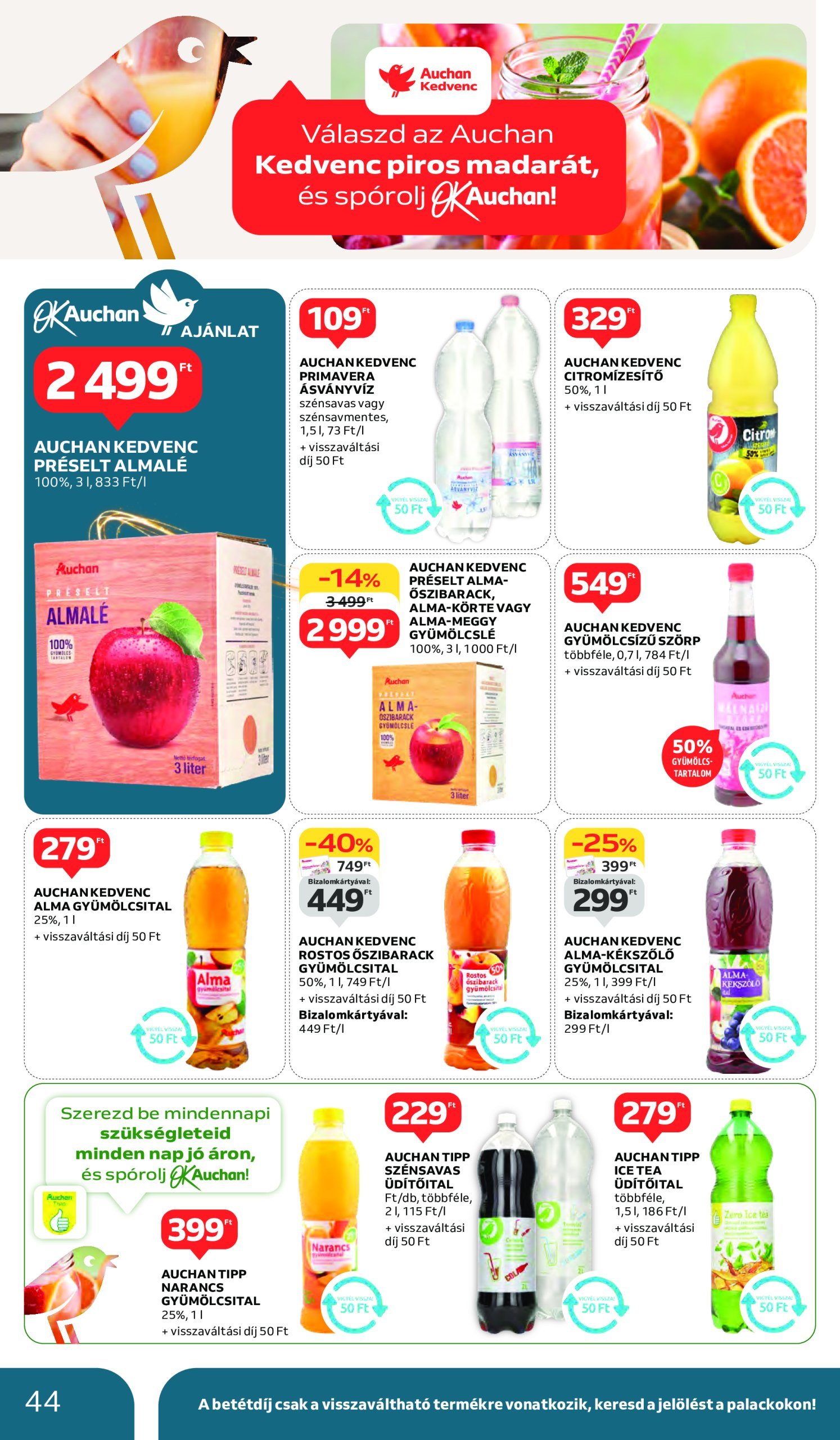 auchan - Auchan akciós újság, érvényes 12.12. - 12.18. - page: 44