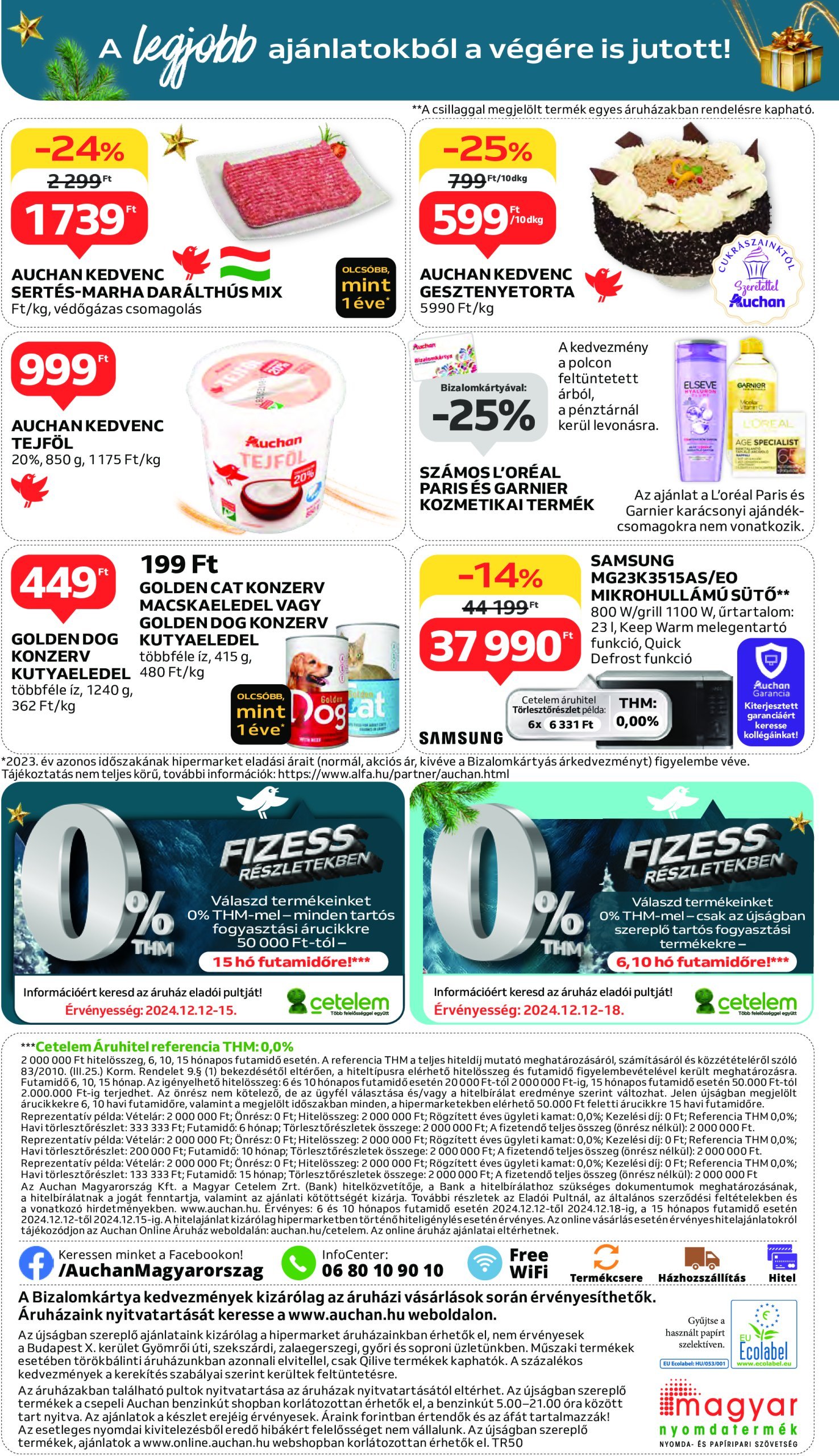 auchan - Auchan akciós újság, érvényes 12.12. - 12.18. - page: 70