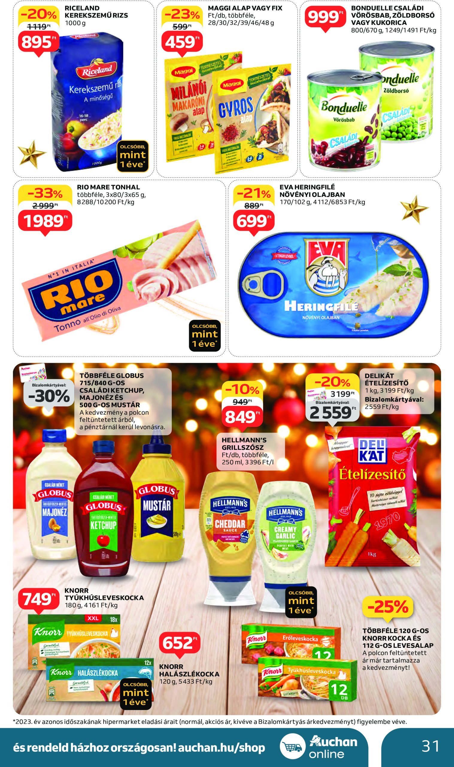 auchan - Auchan akciós újság, érvényes 12.12. - 12.18. - page: 31