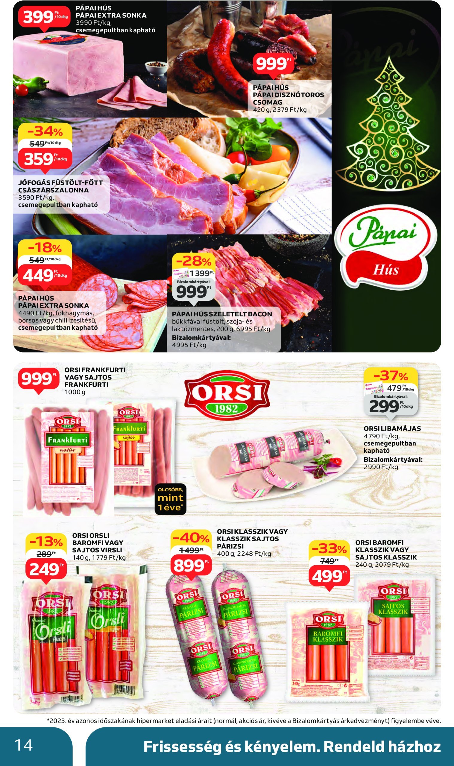 auchan - Auchan akciós újság, érvényes 12.12. - 12.18. - page: 14