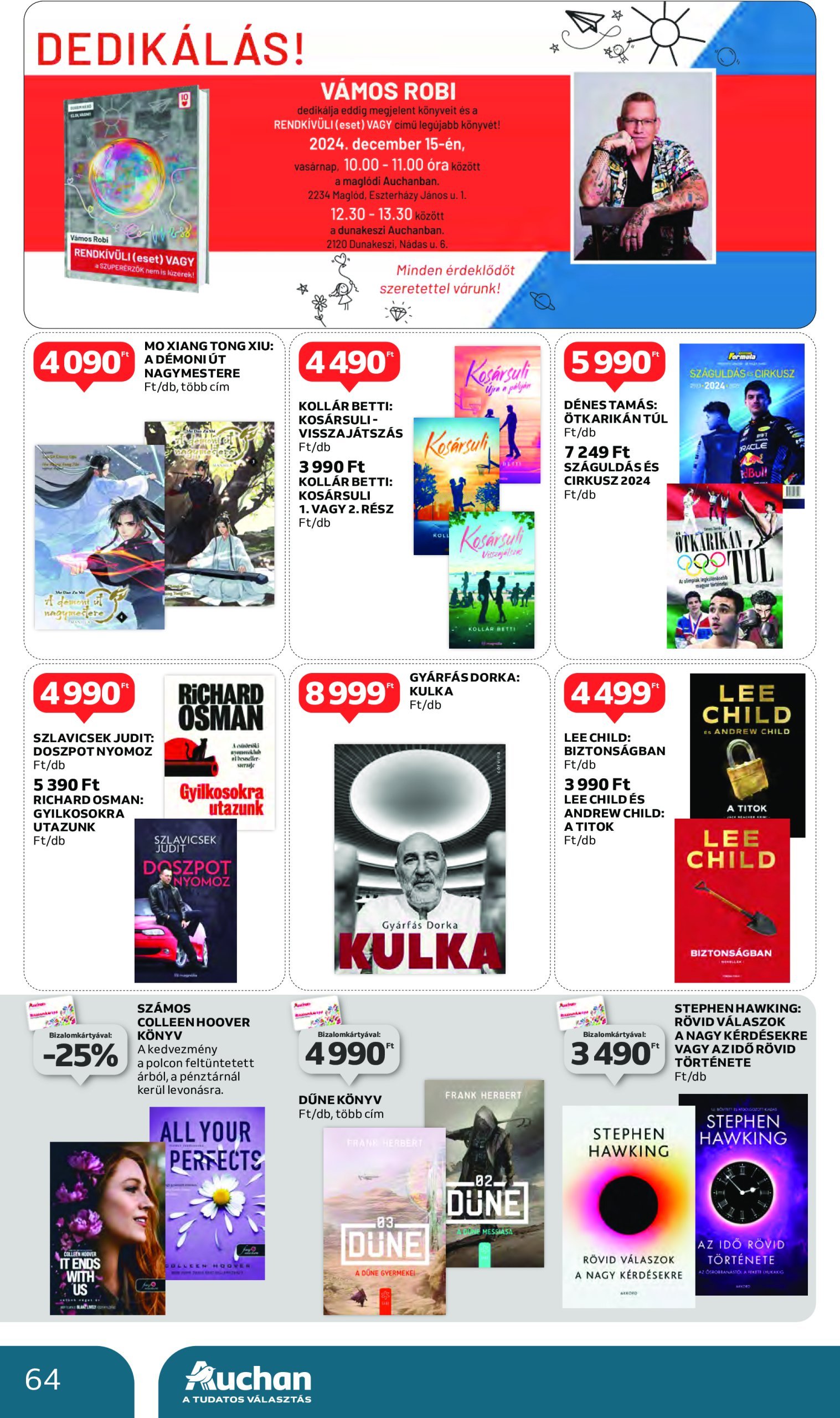 auchan - Auchan akciós újság, érvényes 12.12. - 12.18. - page: 64