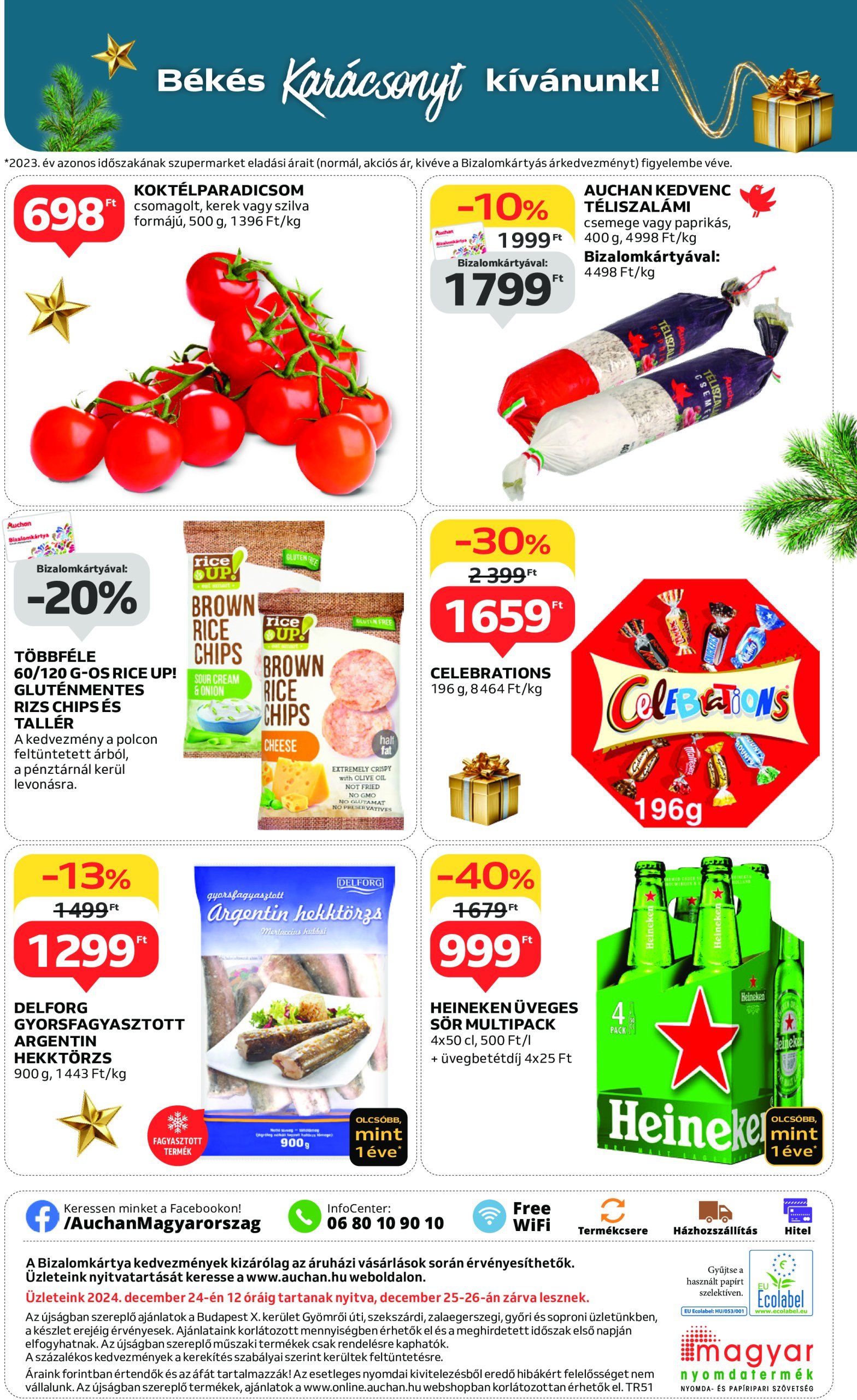 auchan - Auchan szupermarket akciós újság, érvényes 12.19. - 12.24. - page: 8