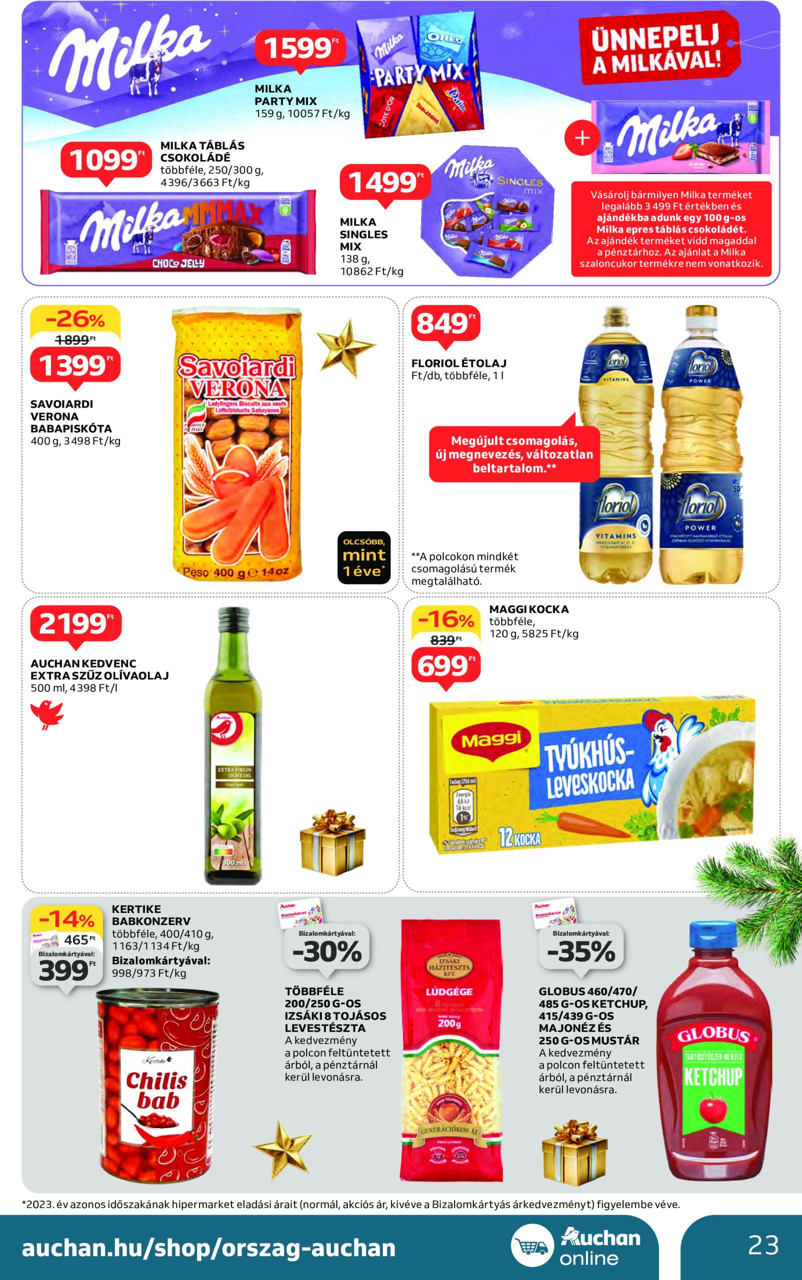 auchan - Auchan akciós újság, érvényes 12.19. - 12.24. - page: 23