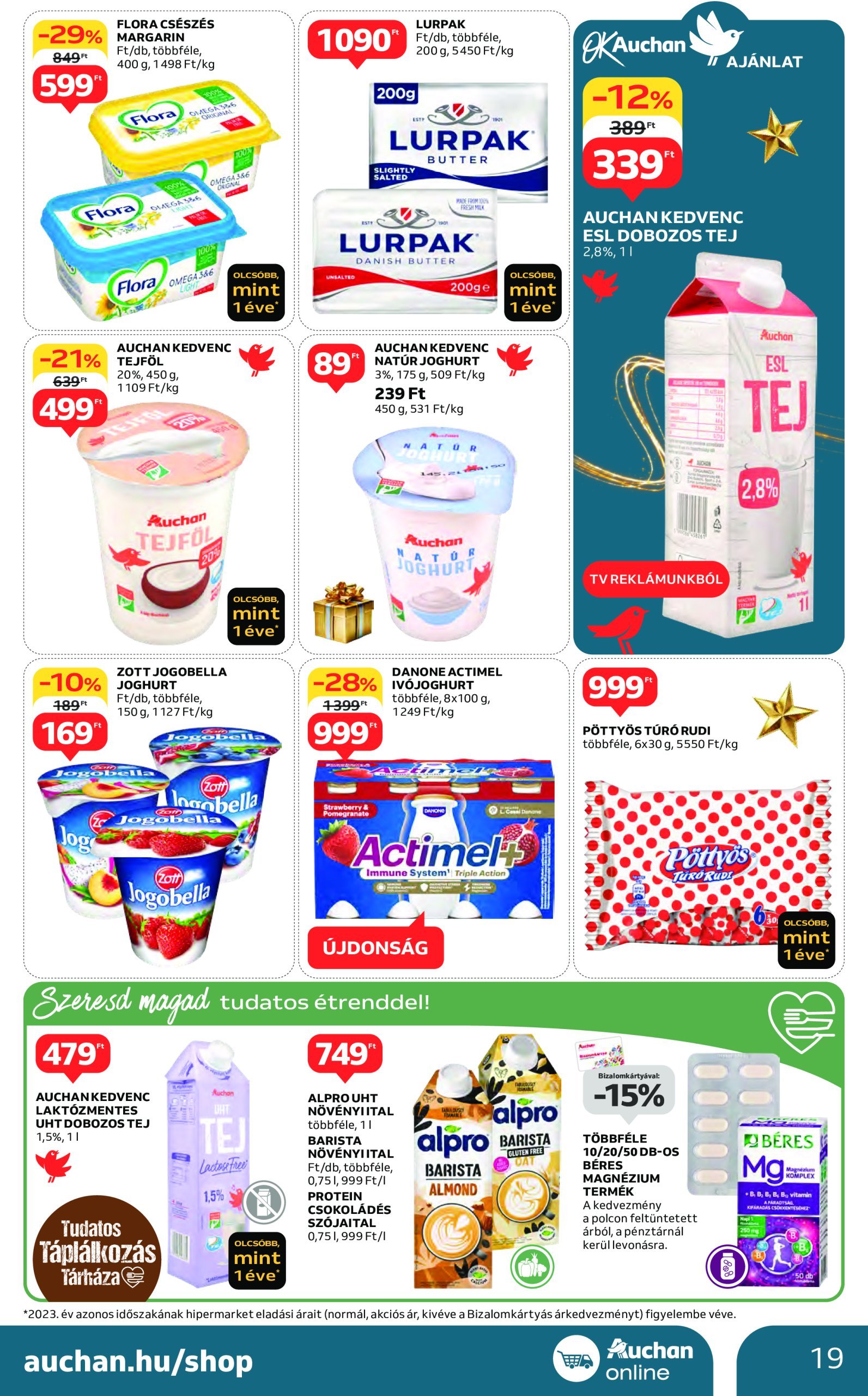 auchan - Auchan akciós újság, érvényes 12.19. - 12.24. - page: 19