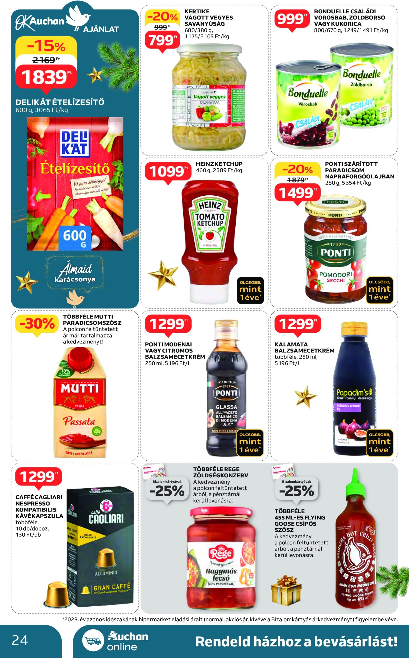 auchan - Auchan akciós újság, érvényes 12.19. - 12.24. - page: 24