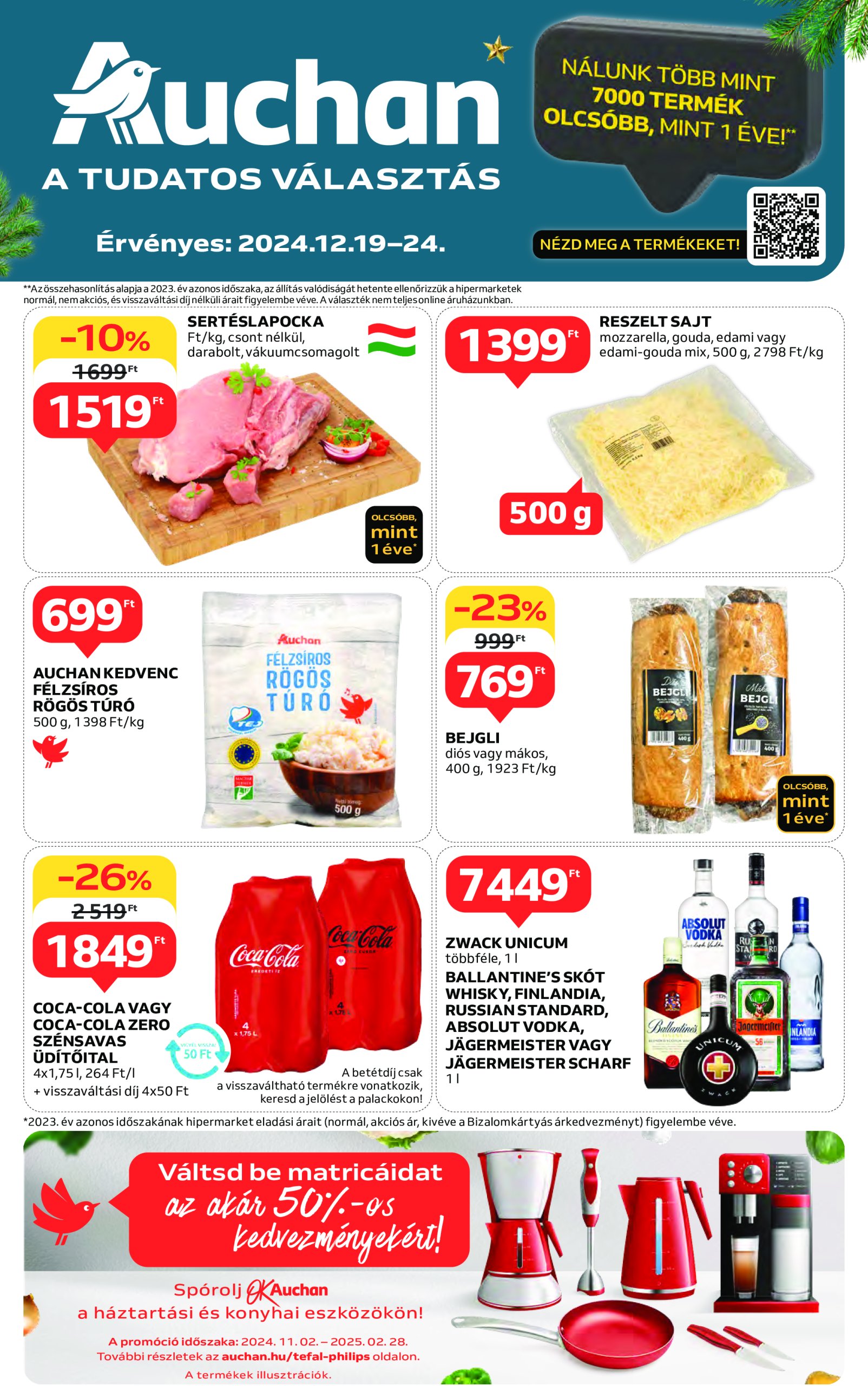 auchan - Auchan akciós újság, érvényes 12.19. - 12.24.