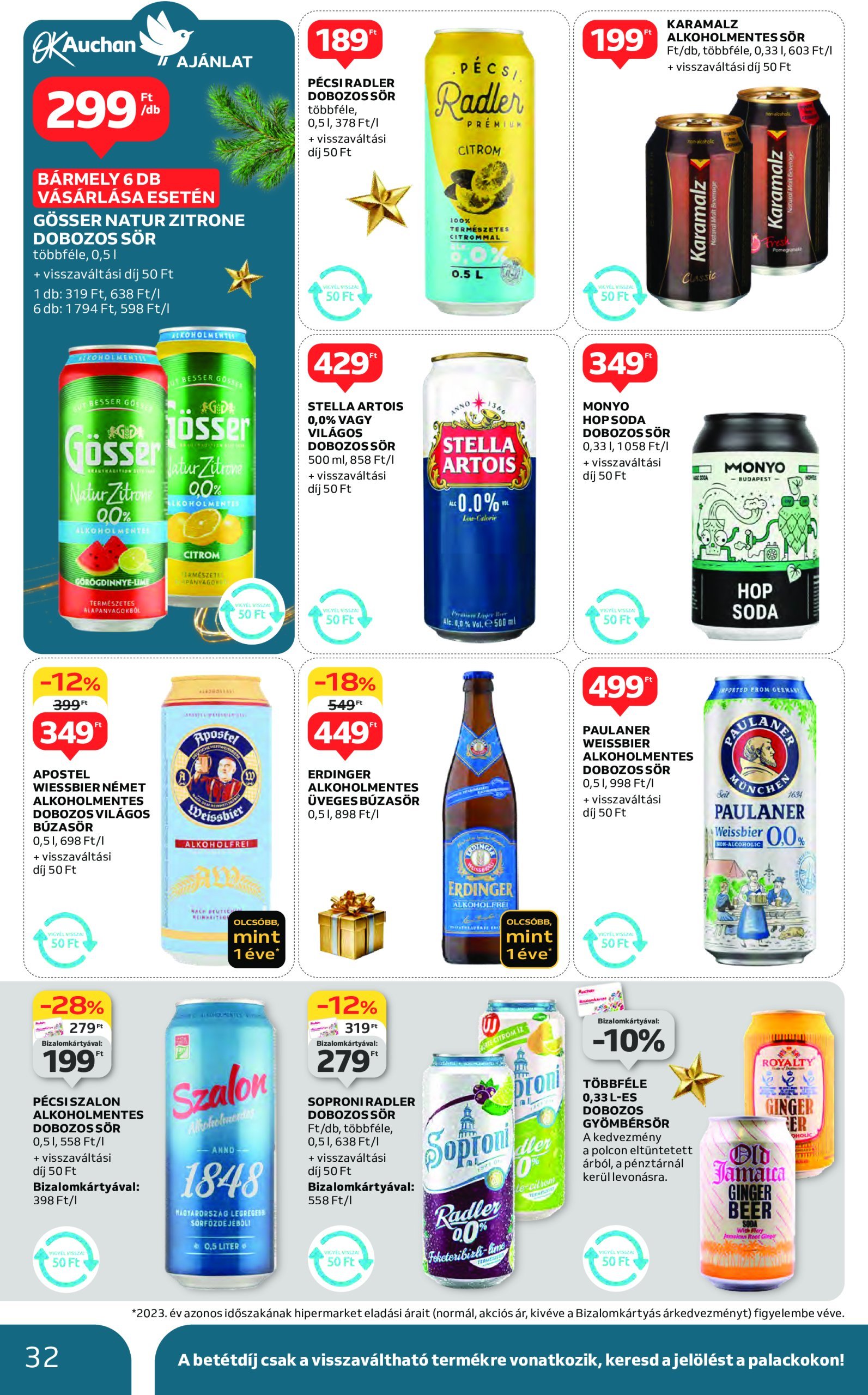 auchan - Auchan akciós újság, érvényes 12.19. - 12.24. - page: 32