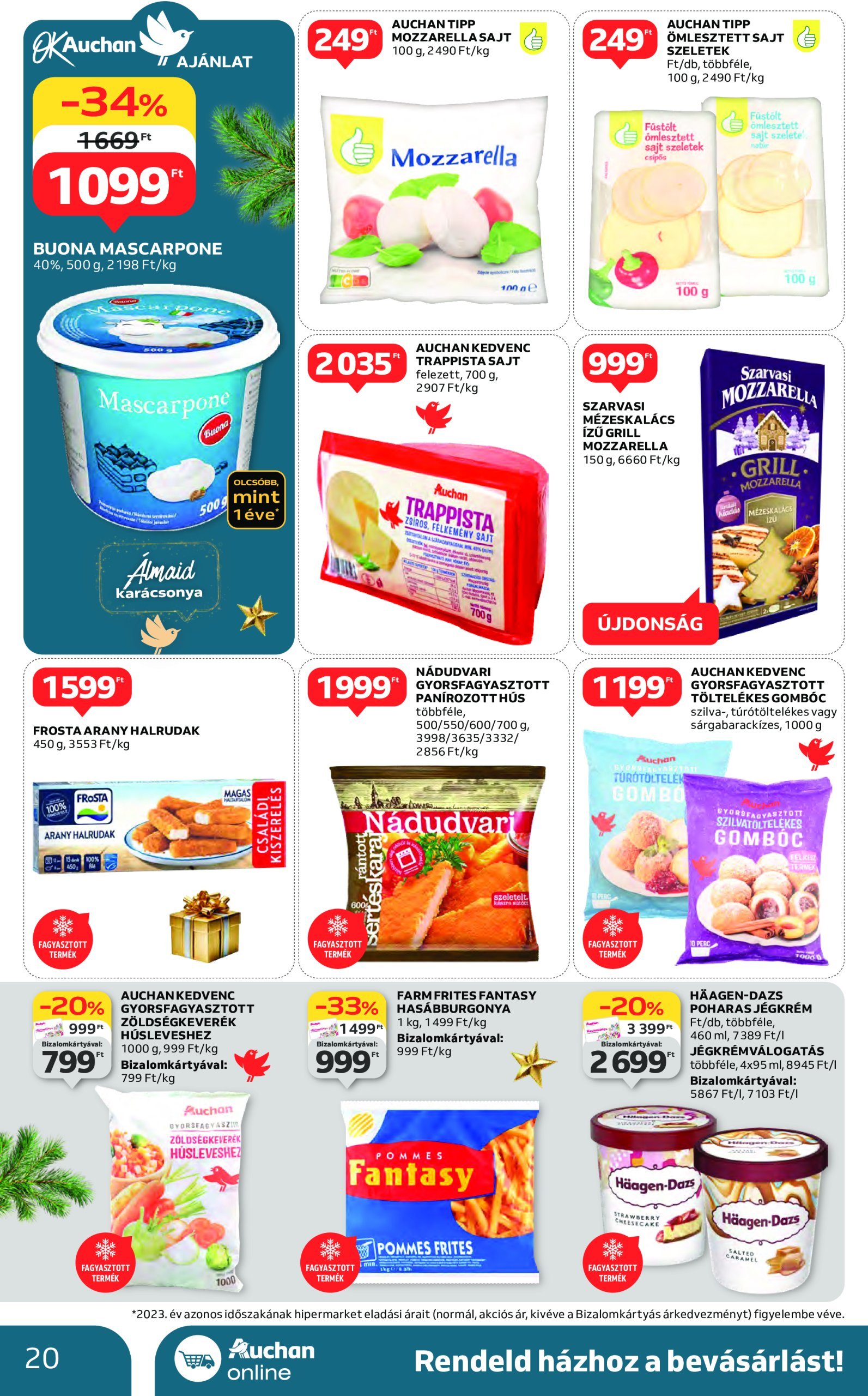 auchan - Auchan akciós újság, érvényes 12.19. - 12.24. - page: 20