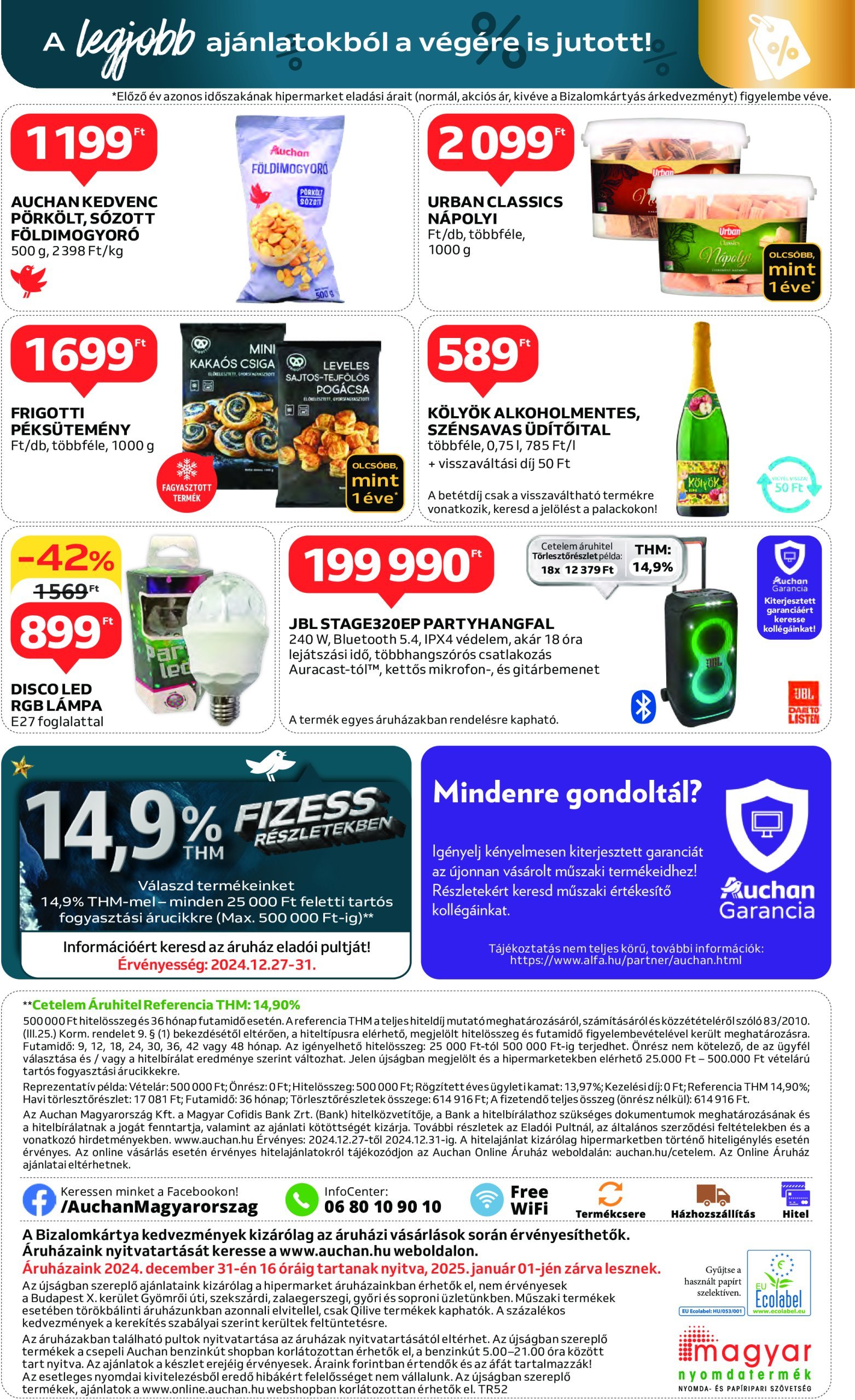 auchan - Auchan akciós újság, érvényes 12.27. - 12.31. - page: 36