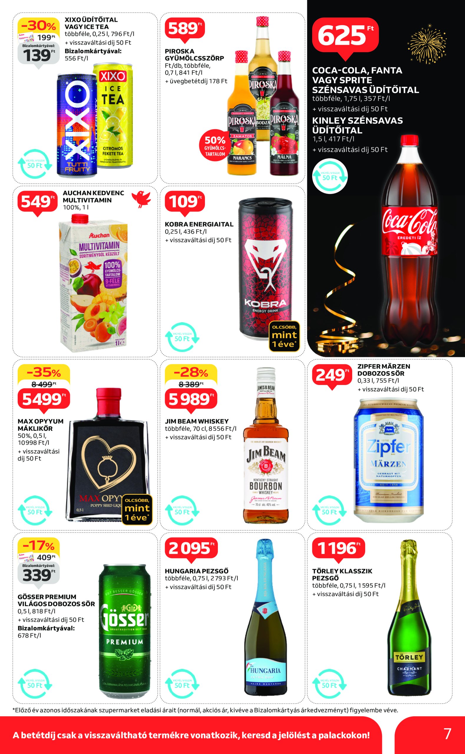 auchan - Auchan szupermarket akciós újság, érvényes 12.27. - 12.31. - page: 7