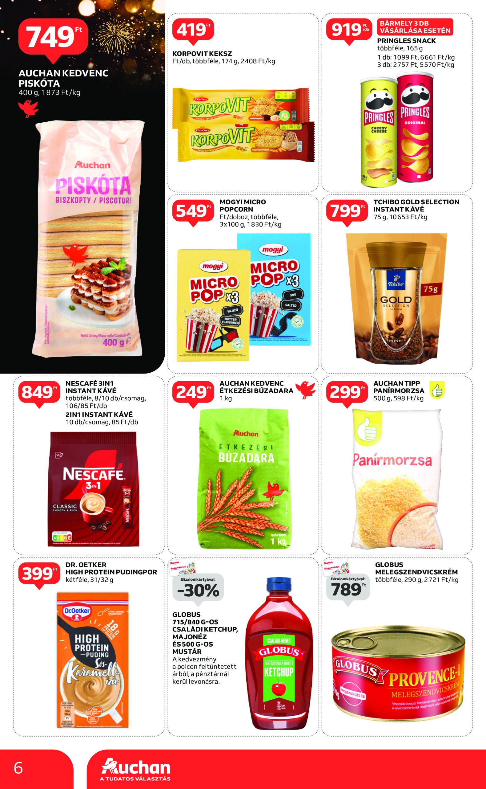 auchan - Auchan szupermarket akciós újság, érvényes 12.27. - 12.31. - page: 6