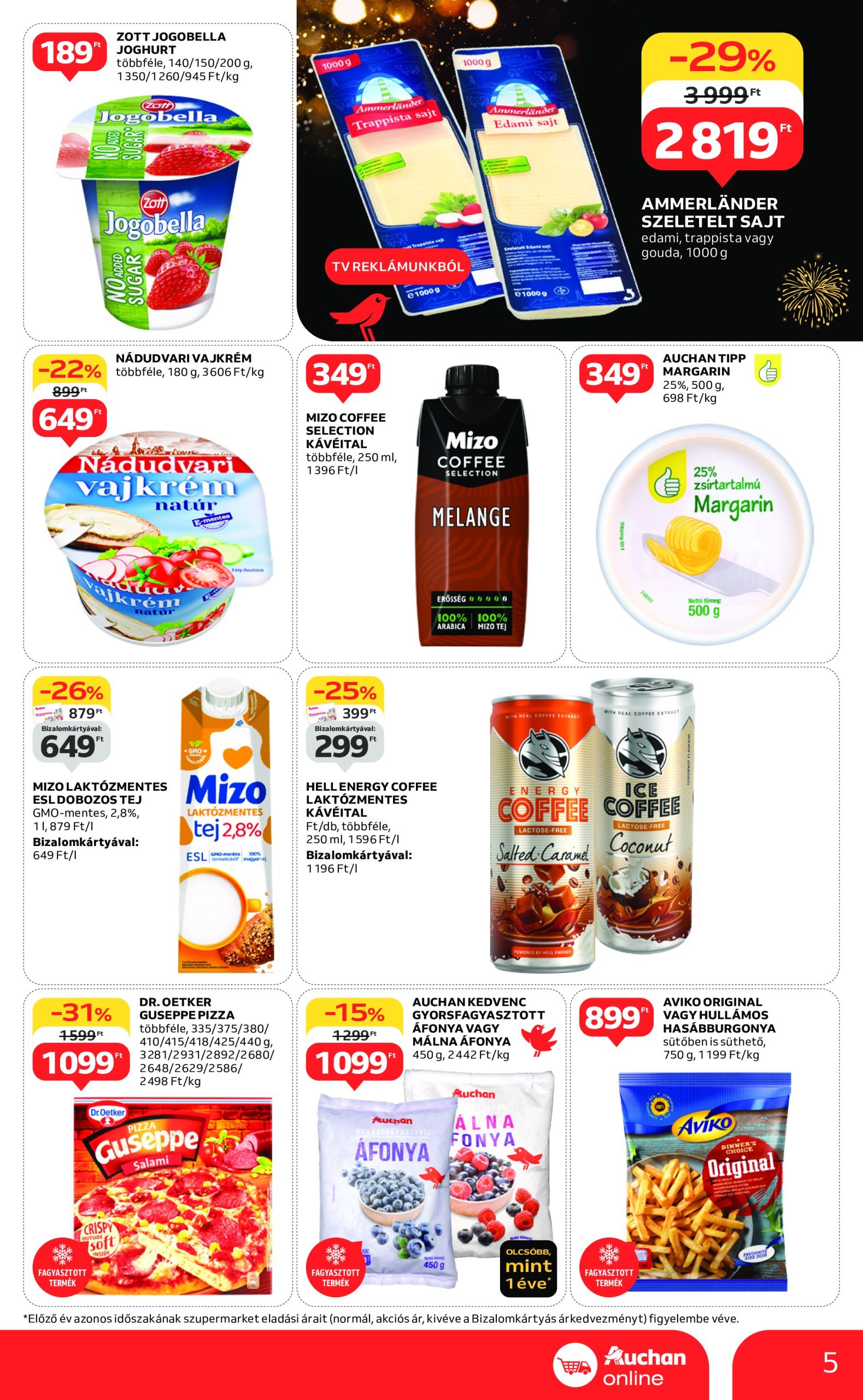 auchan - Auchan szupermarket akciós újság, érvényes 12.27. - 12.31. - page: 5