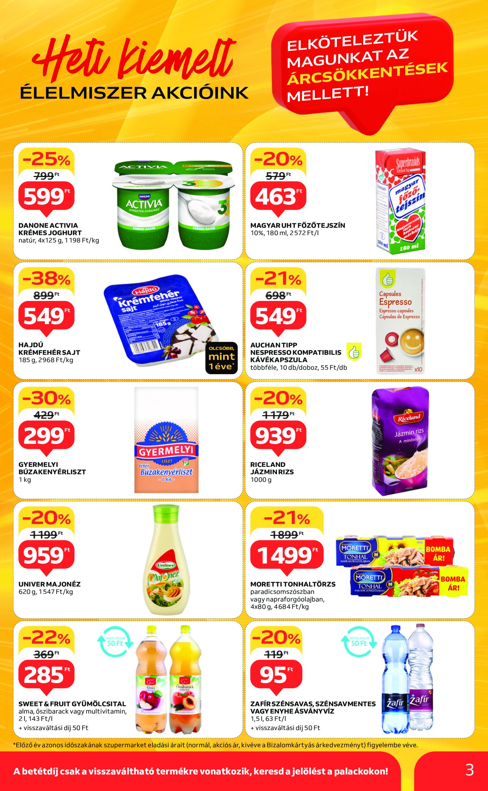 auchan - Auchan szupermarket akciós újság, érvényes 12.27. - 12.31. - page: 3