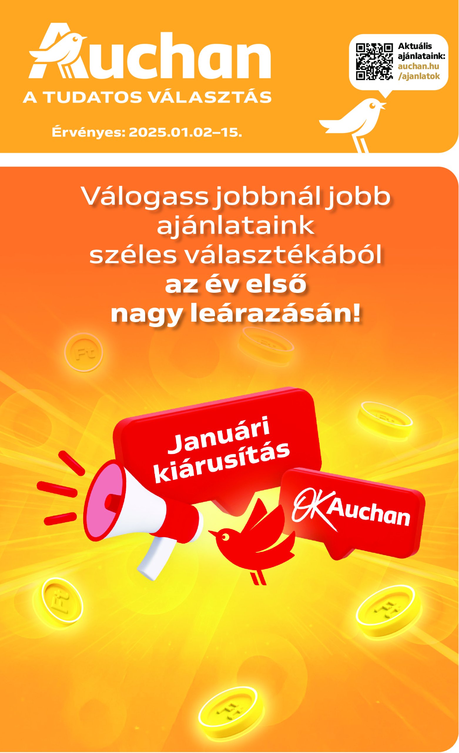 auchan - Auchan akciós újság, érvényes 01.02. - 01.15.