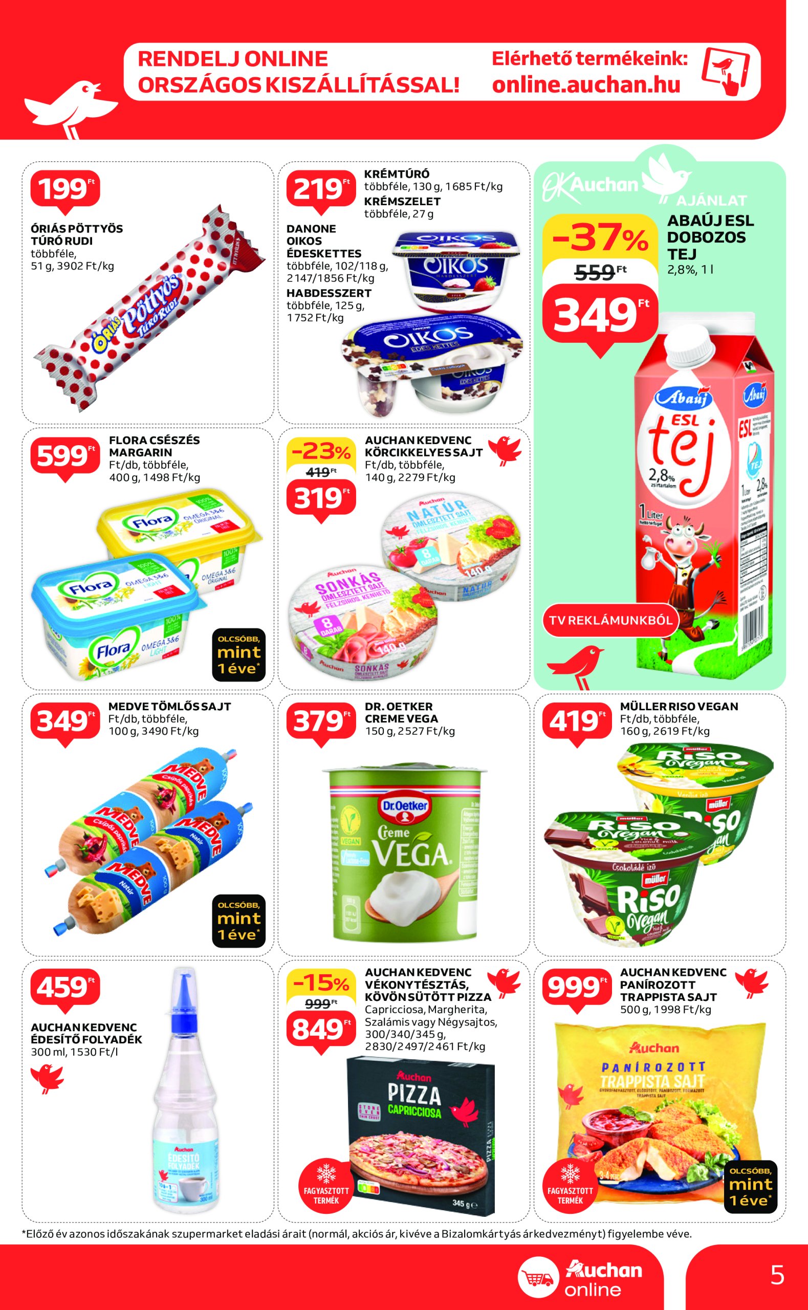 auchan - Auchan szupermarket akciós újság, érvényes 01.02. - 01.08. - page: 5