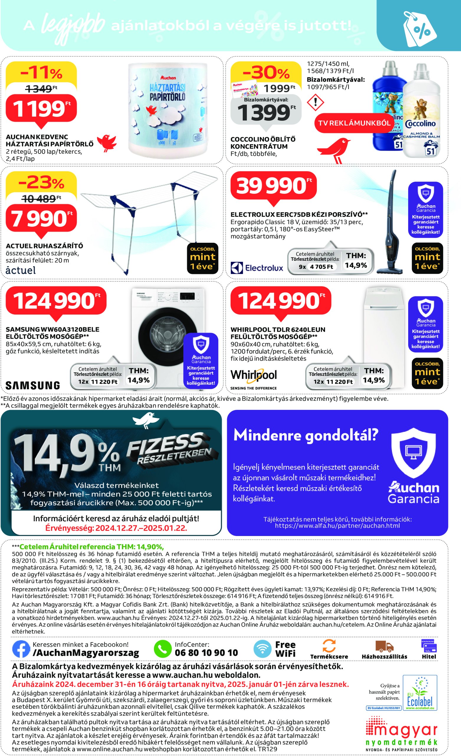 auchan - Auchan akciós újság, érvényes 12.27. - 01.22. - page: 24