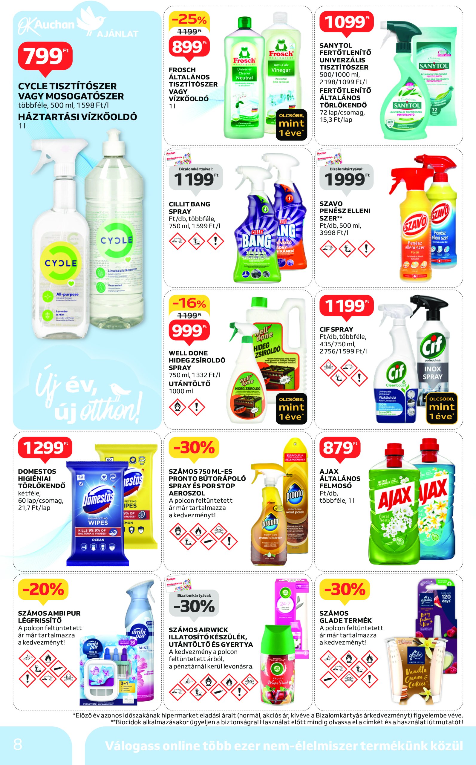 auchan - Auchan akciós újság, érvényes 12.27. - 01.22. - page: 8