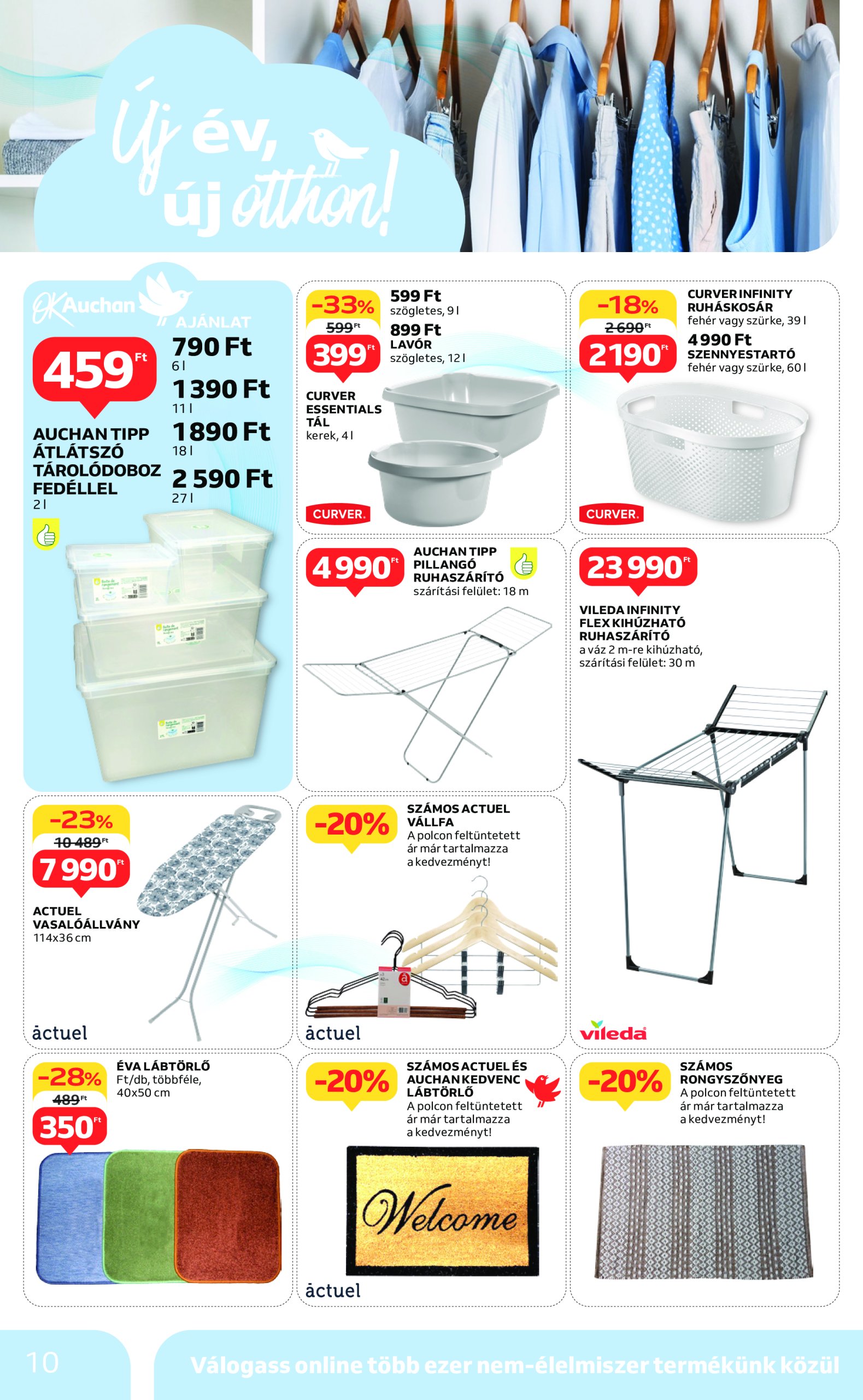 auchan - Auchan akciós újság, érvényes 12.27. - 01.22. - page: 10