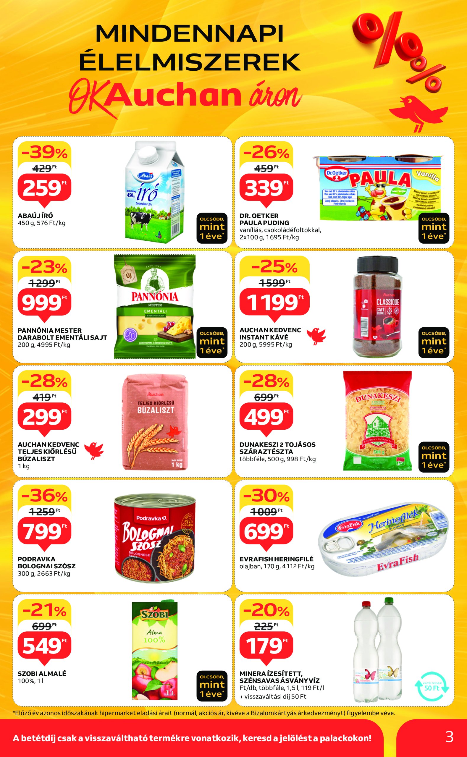 auchan - Auchan akciós újság, érvényes 01.09. - 01.15. - page: 3