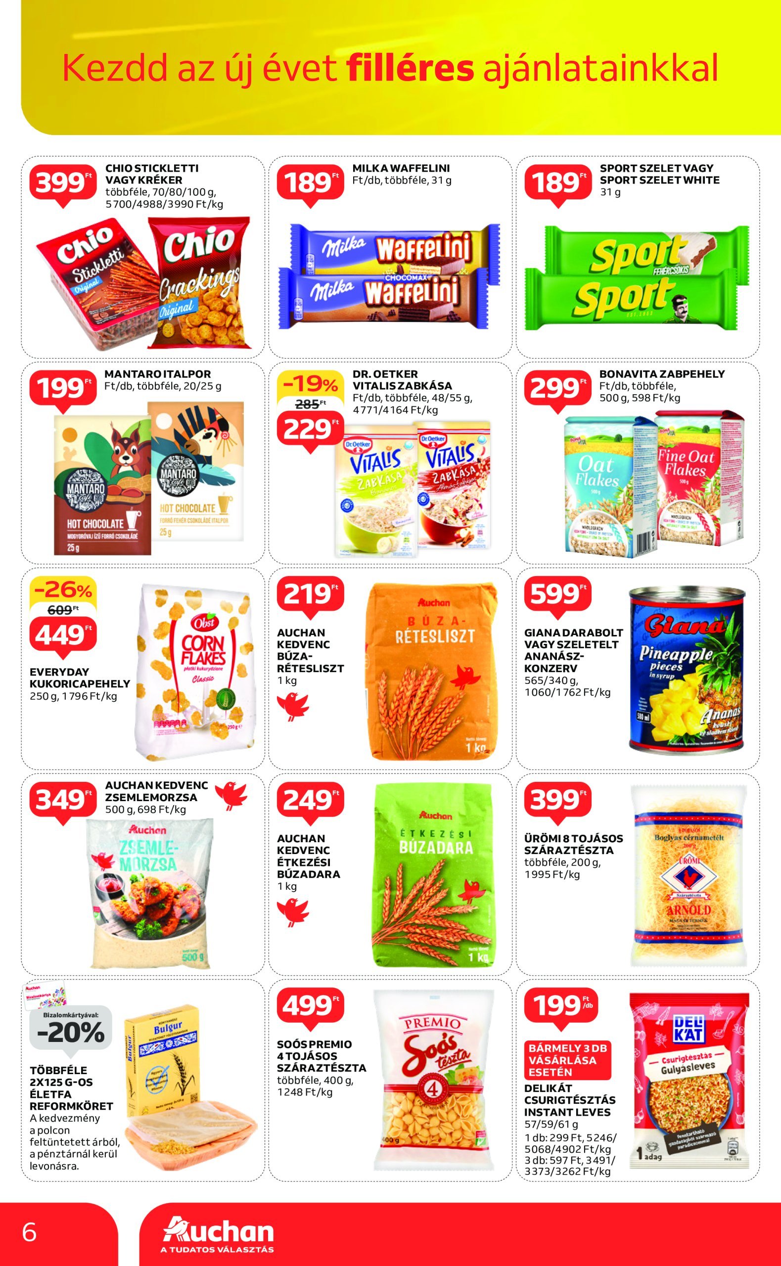 auchan - Auchan - Online ajánlatok akciós újság, érvényes 01.16. - 02.05. - page: 6