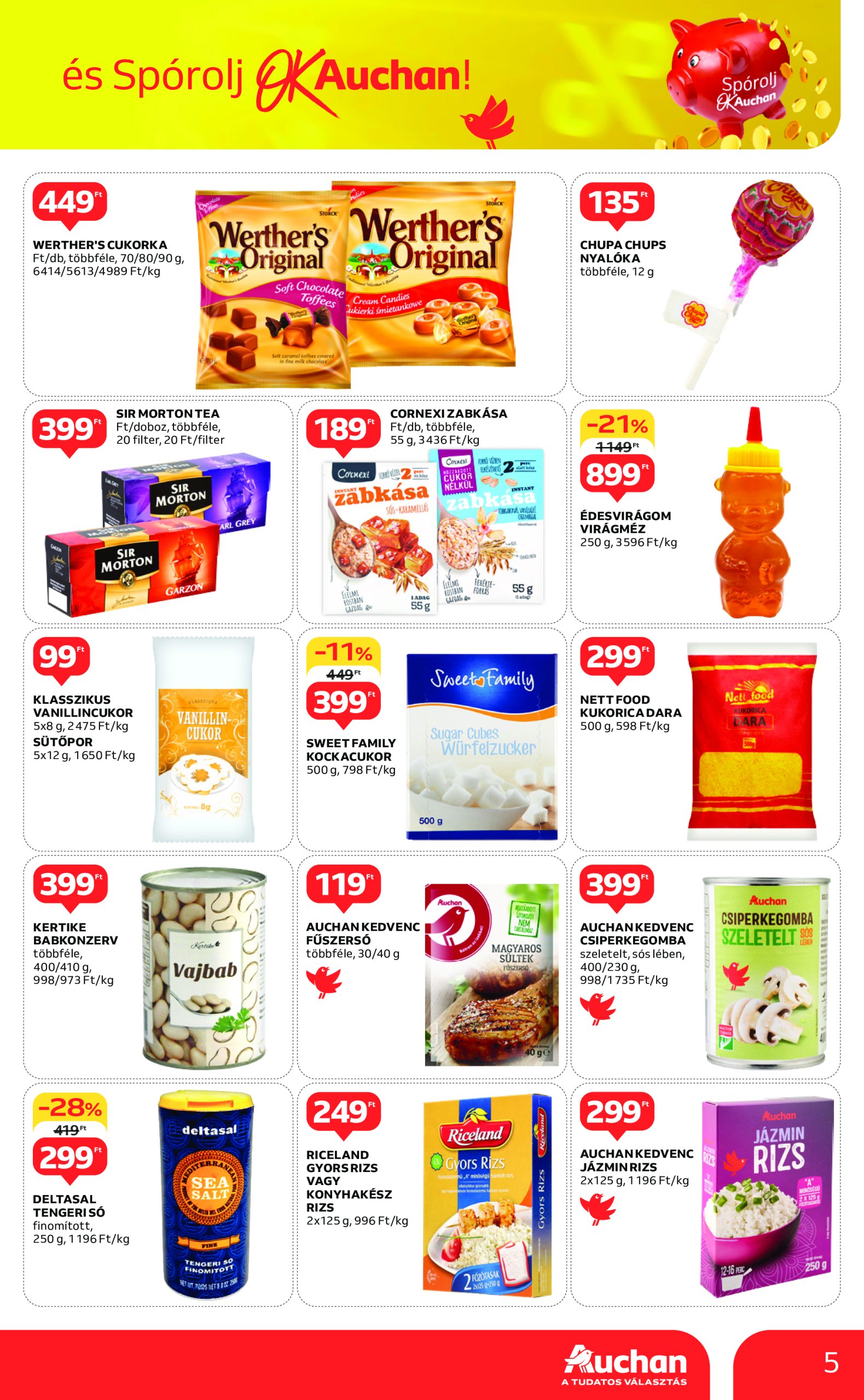 auchan - Auchan - Online ajánlatok akciós újság, érvényes 01.16. - 02.05. - page: 5