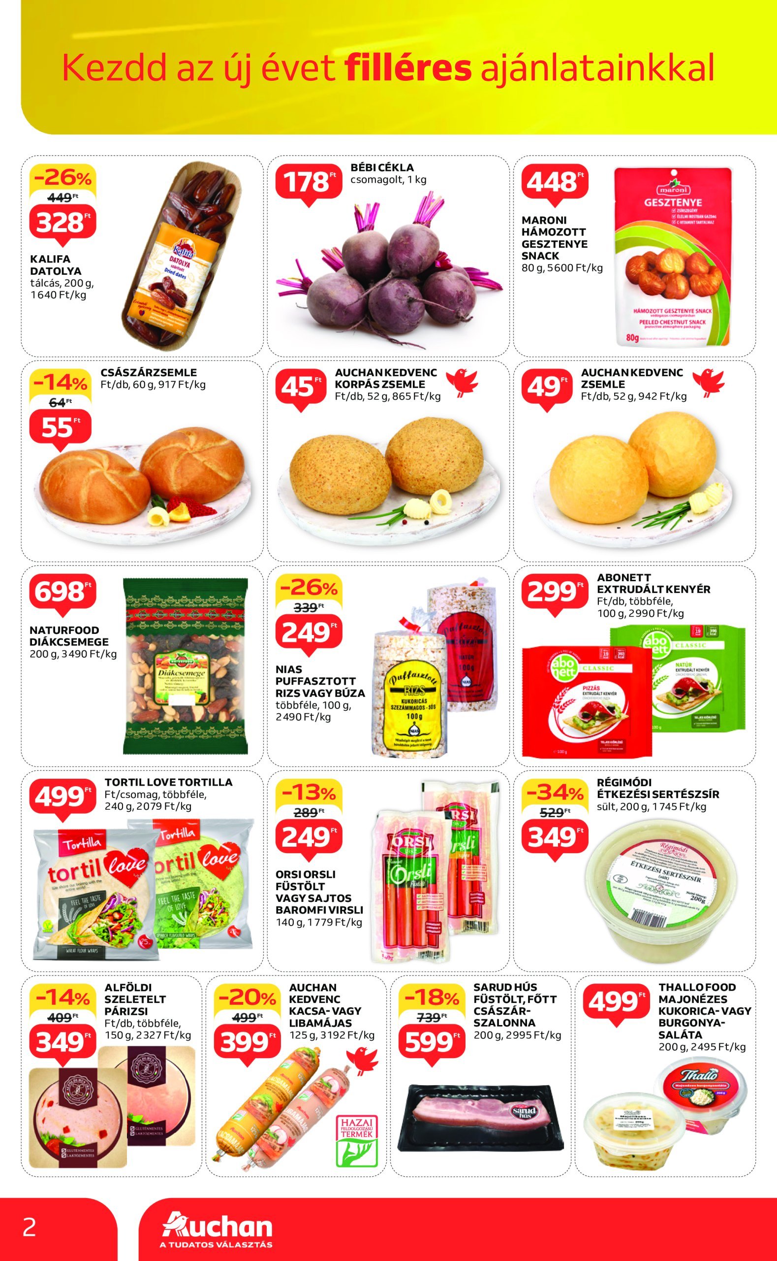 auchan - Auchan - Online ajánlatok akciós újság, érvényes 01.16. - 02.05. - page: 2