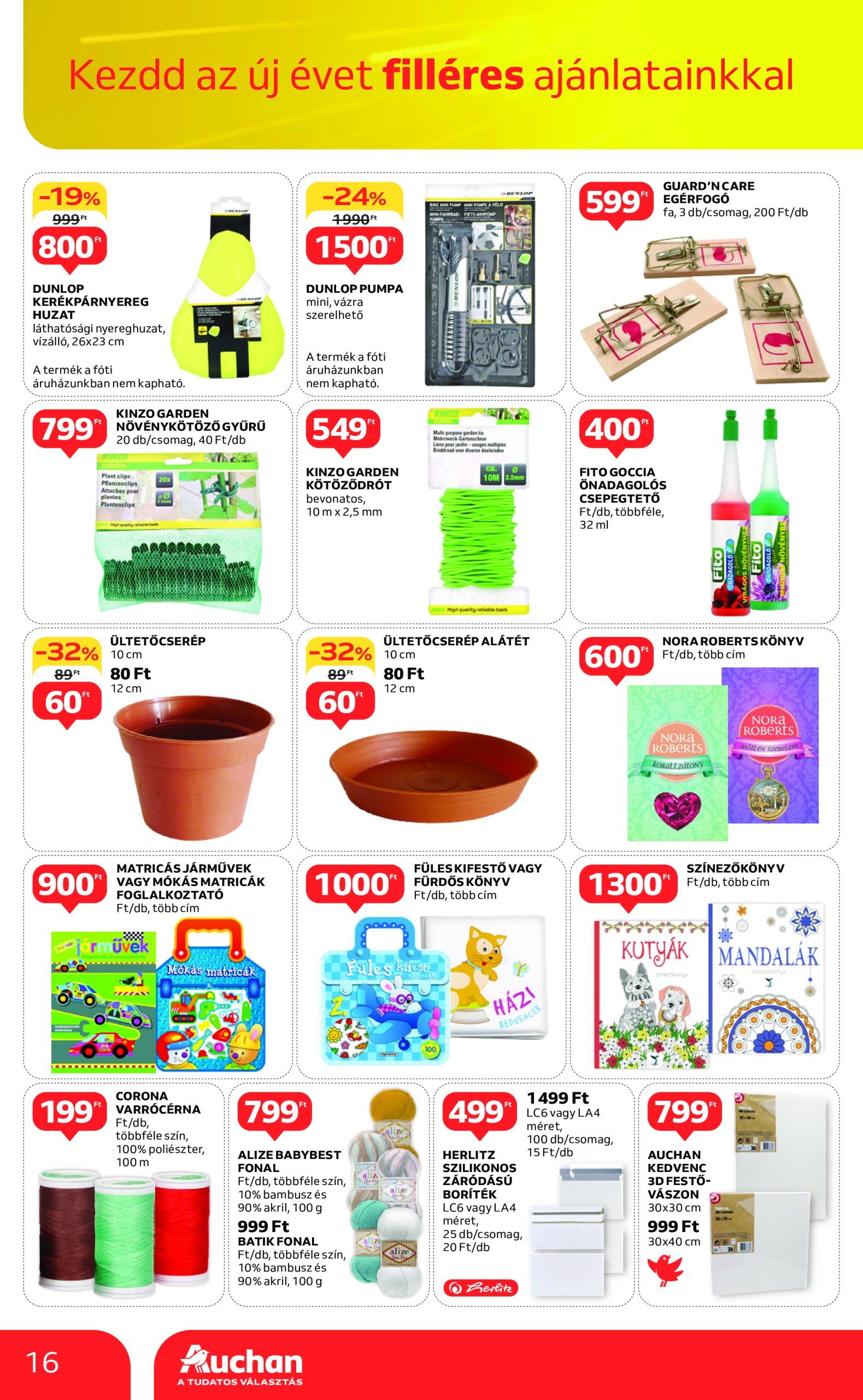 auchan - Auchan - Online ajánlatok akciós újság, érvényes 01.16. - 02.05. - page: 16