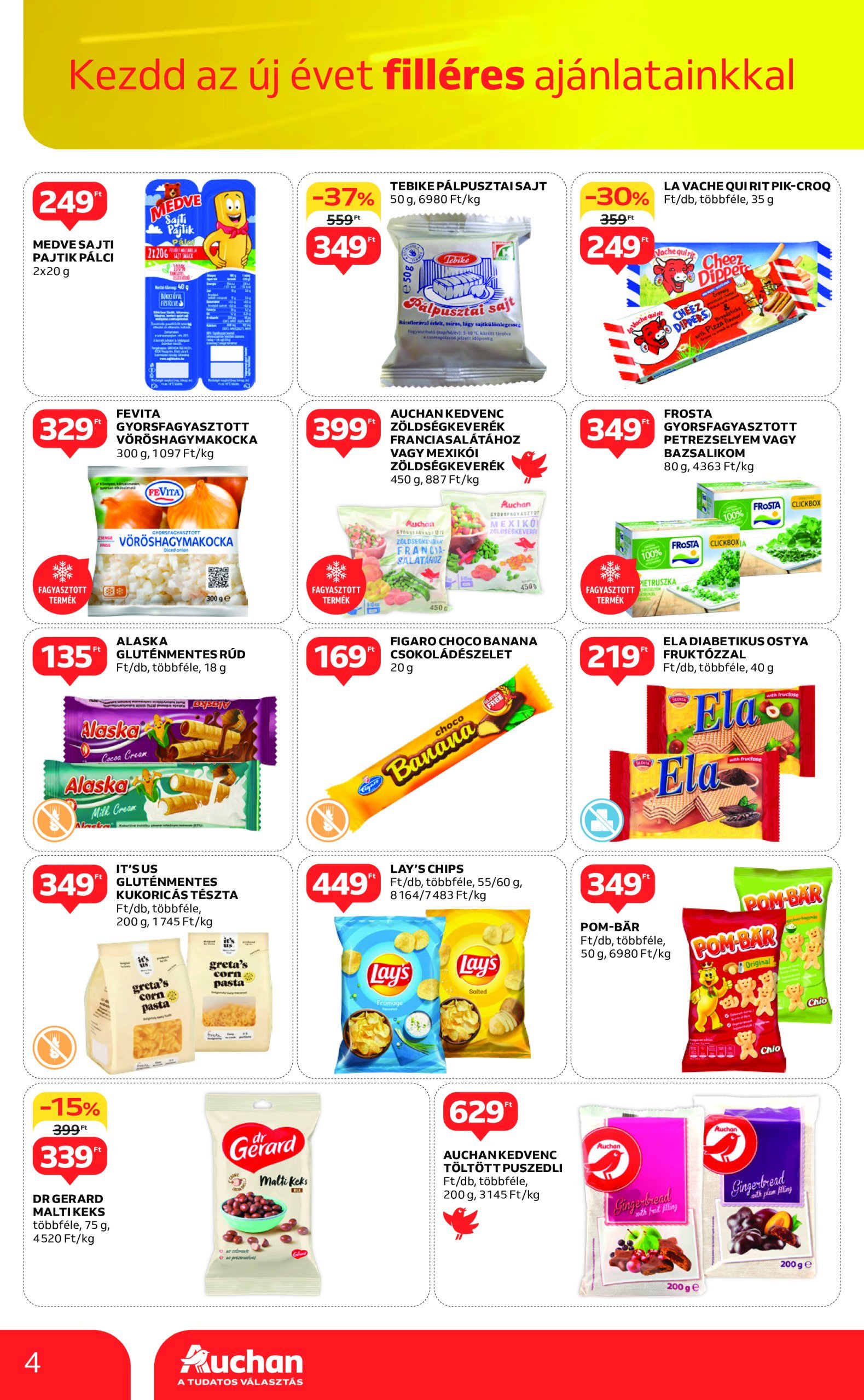 auchan - Auchan - Online ajánlatok akciós újság, érvényes 01.16. - 02.05. - page: 4