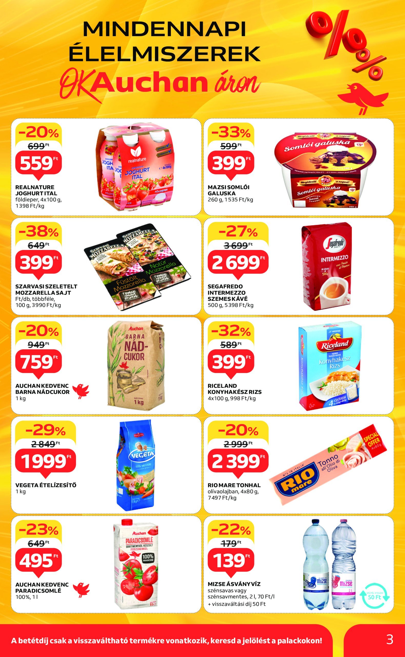 auchan - Auchan szupermarket akciós újság, érvényes 01.16. - 01.22. - page: 3