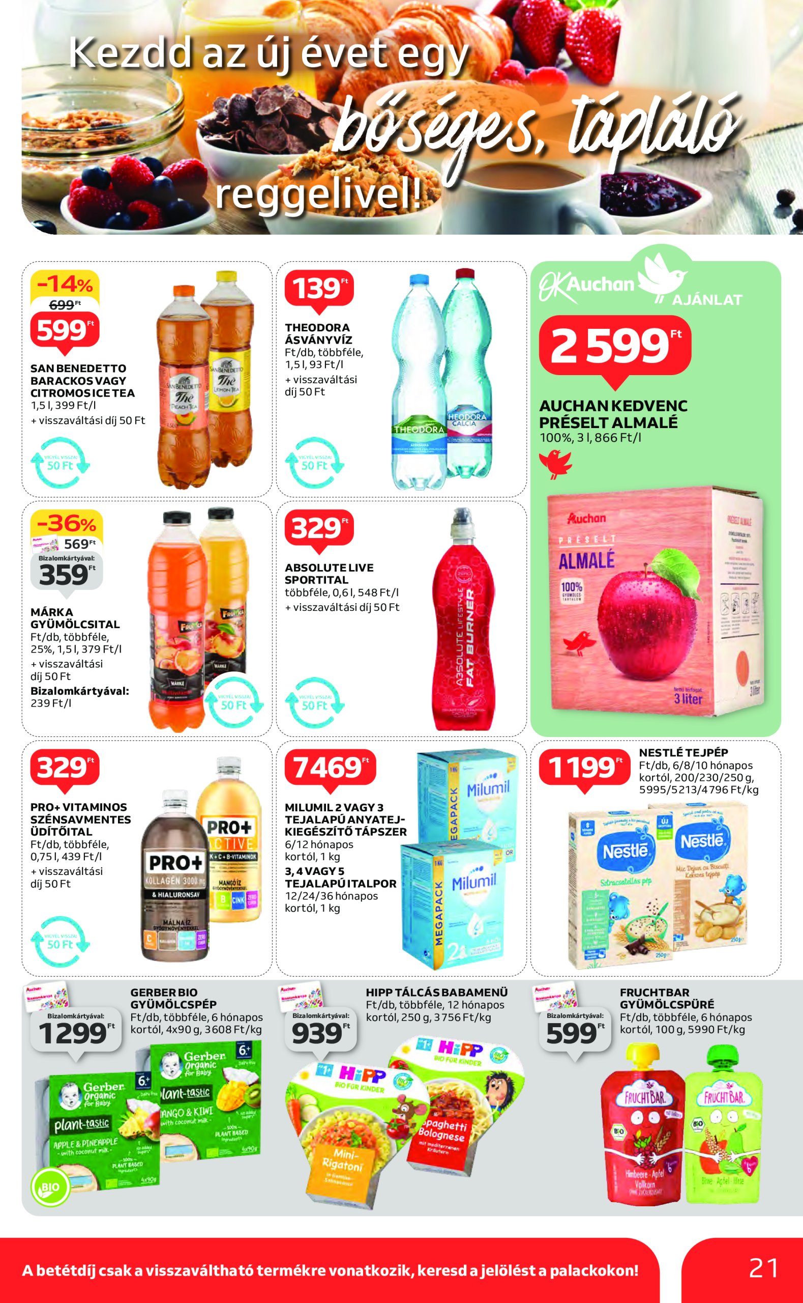 auchan - Auchan akciós újság, érvényes 01.16. - 01.22. - page: 21