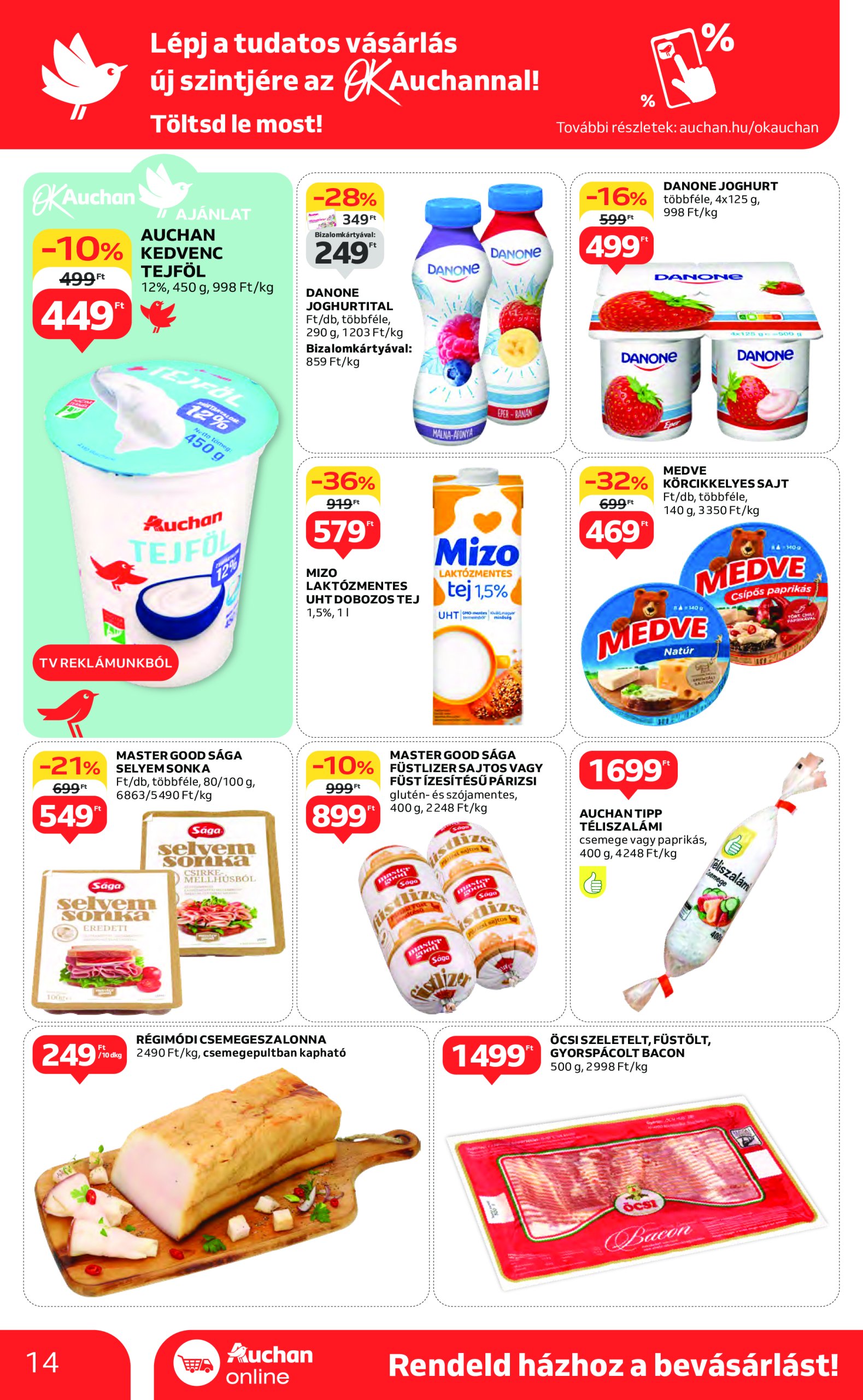 auchan - Auchan akciós újság, érvényes 01.16. - 01.22. - page: 14