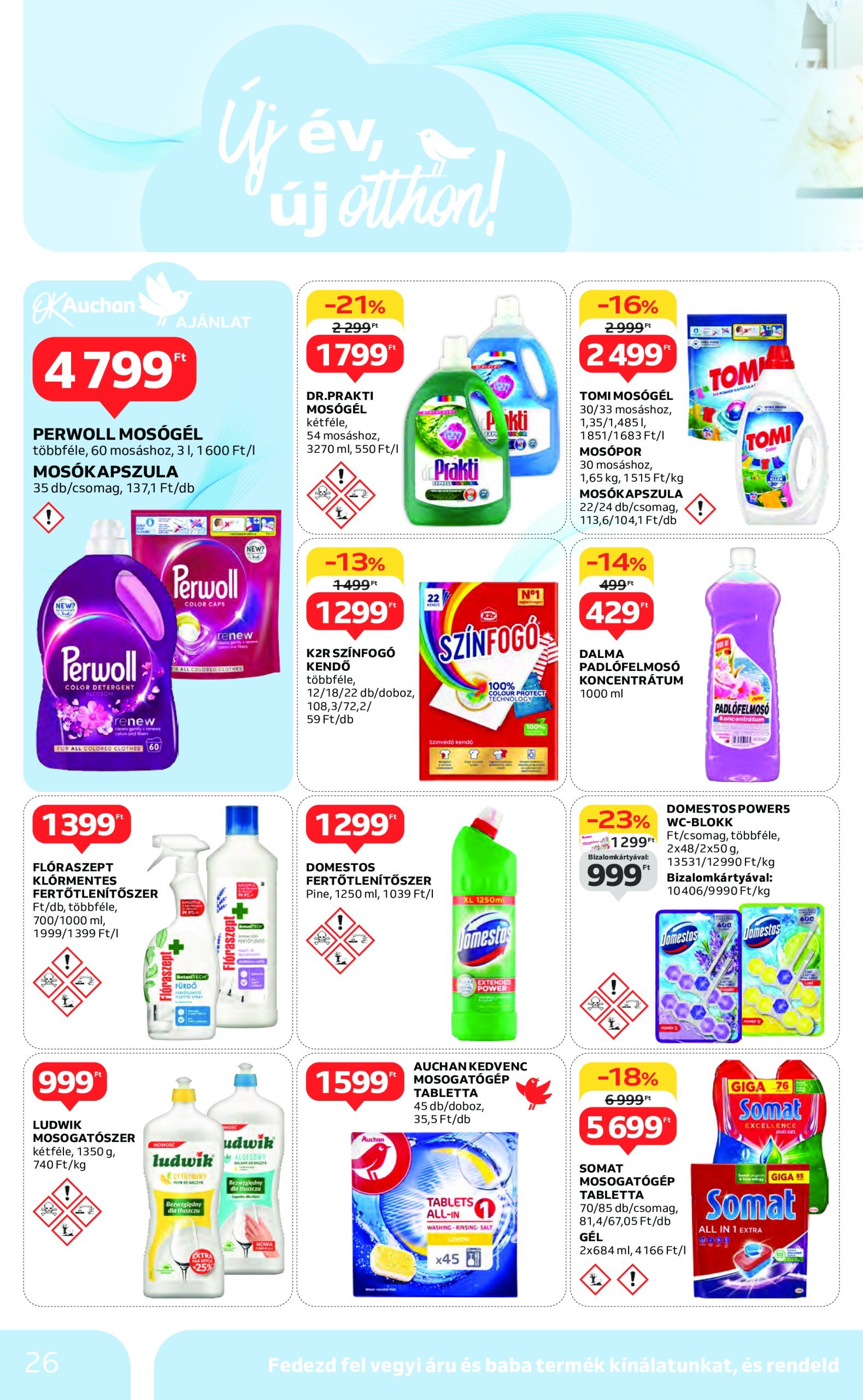 auchan - Auchan akciós újság, érvényes 01.16. - 01.22. - page: 26