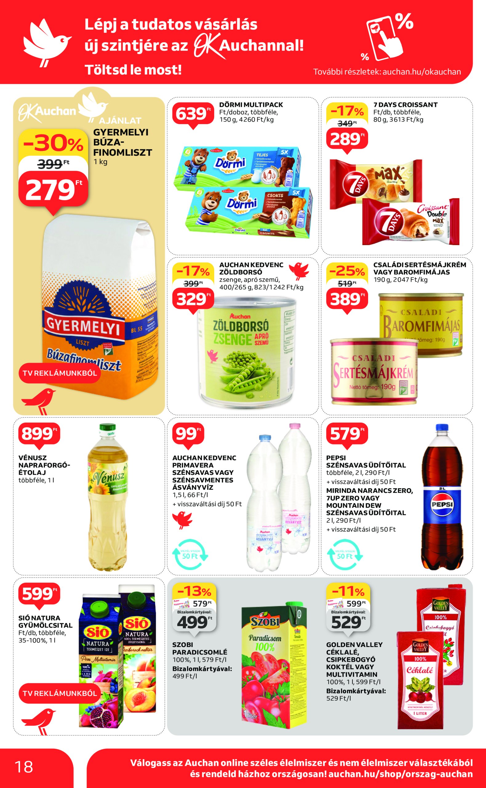 auchan - Auchan akciós újság, érvényes 01.23. - 01.29. - page: 18