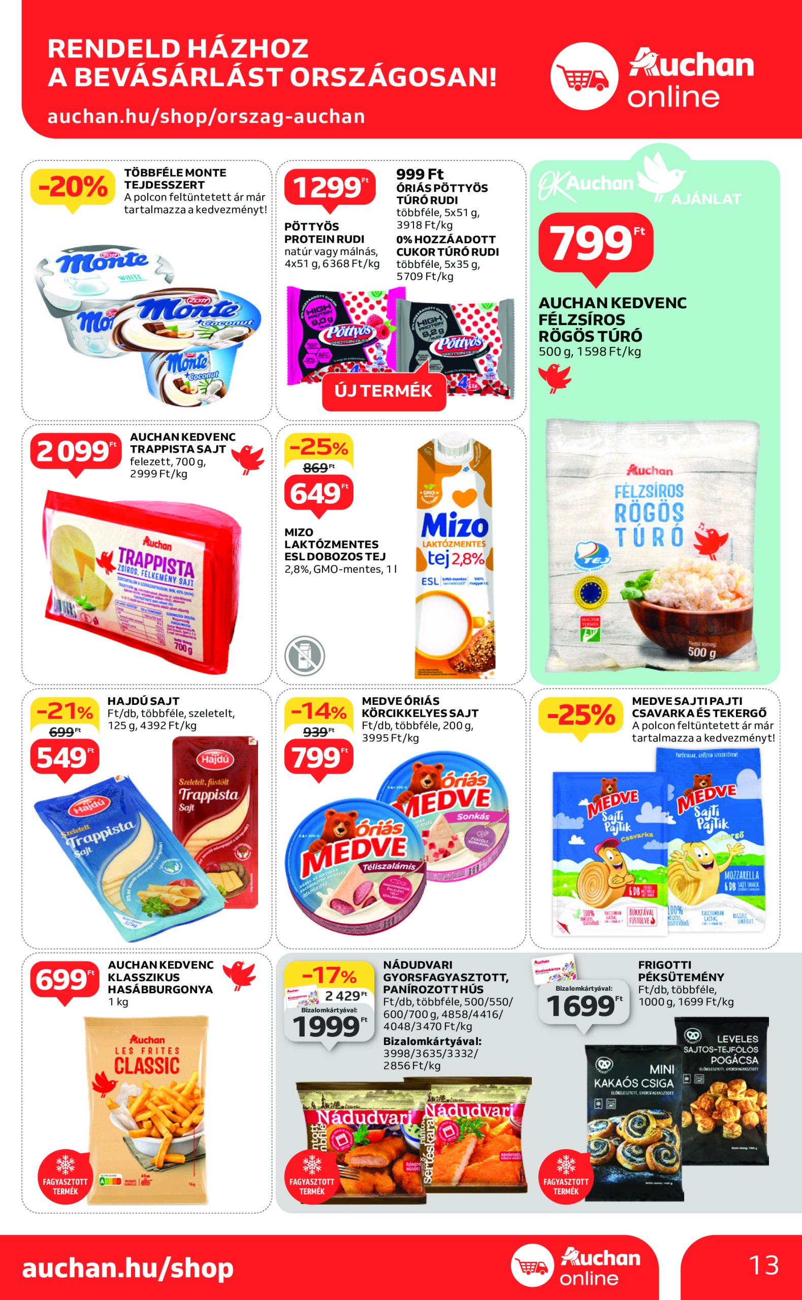 auchan - Auchan akciós újság, érvényes 01.23. - 01.29. - page: 13