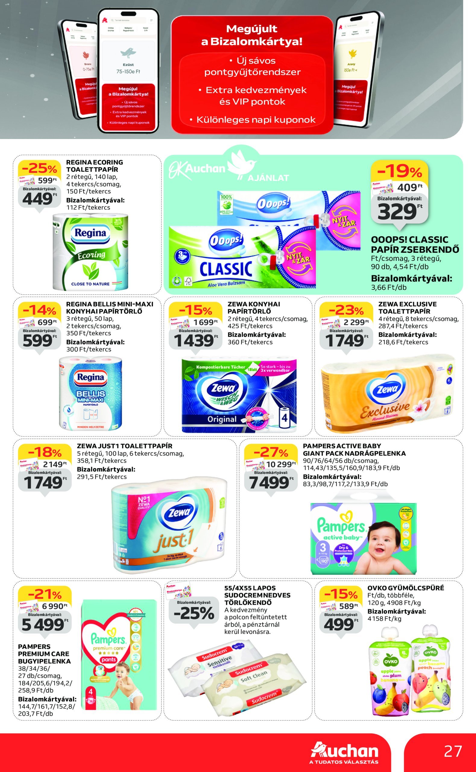 auchan - Auchan akciós újság, érvényes 01.23. - 01.29. - page: 27