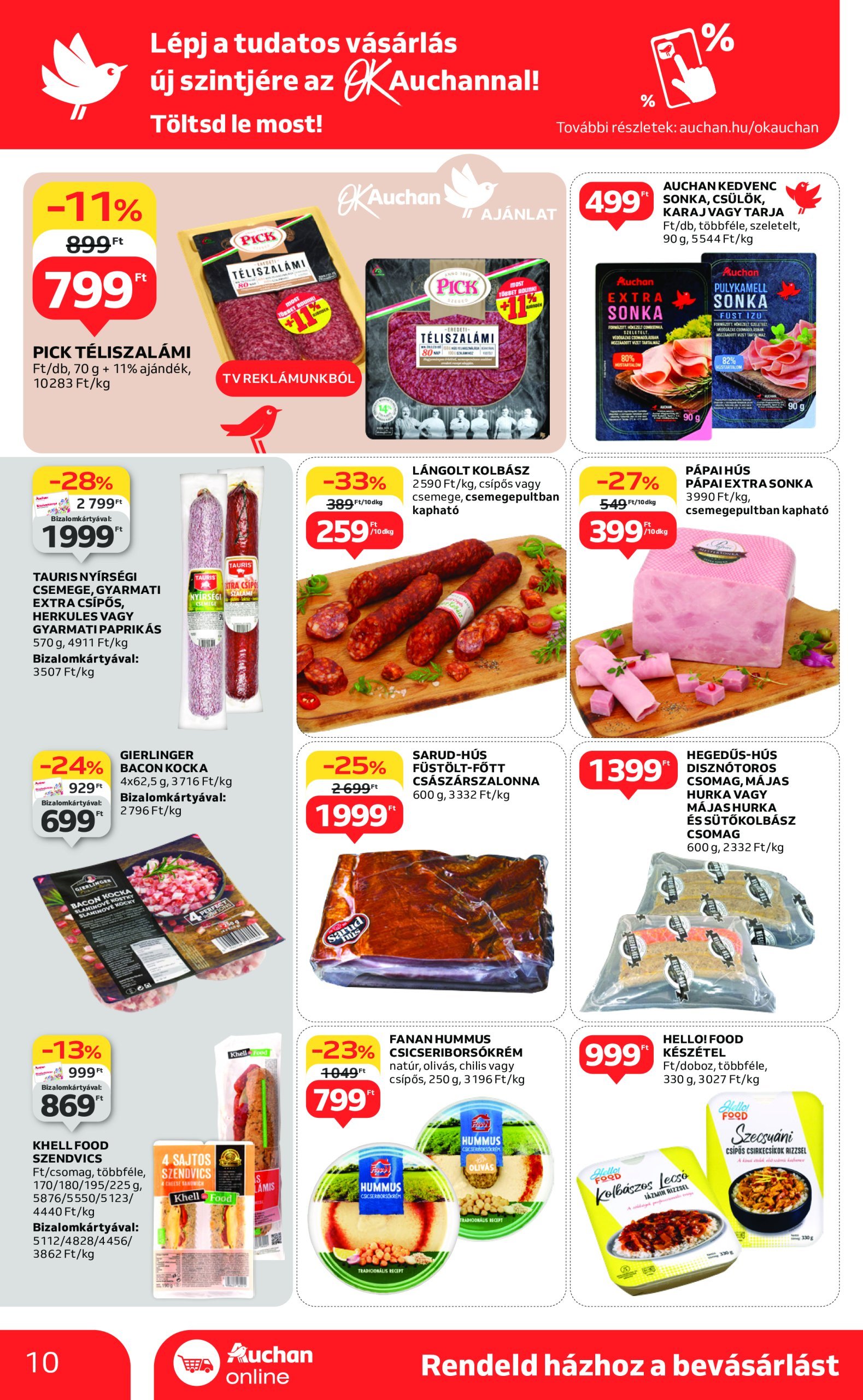 auchan - Auchan akciós újság, érvényes 01.23. - 01.29. - page: 10