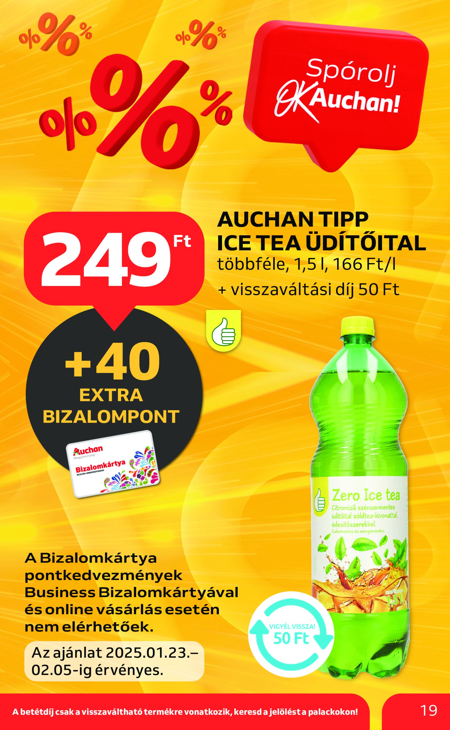 auchan - Auchan akciós újság, érvényes 01.23. - 01.29. - page: 19