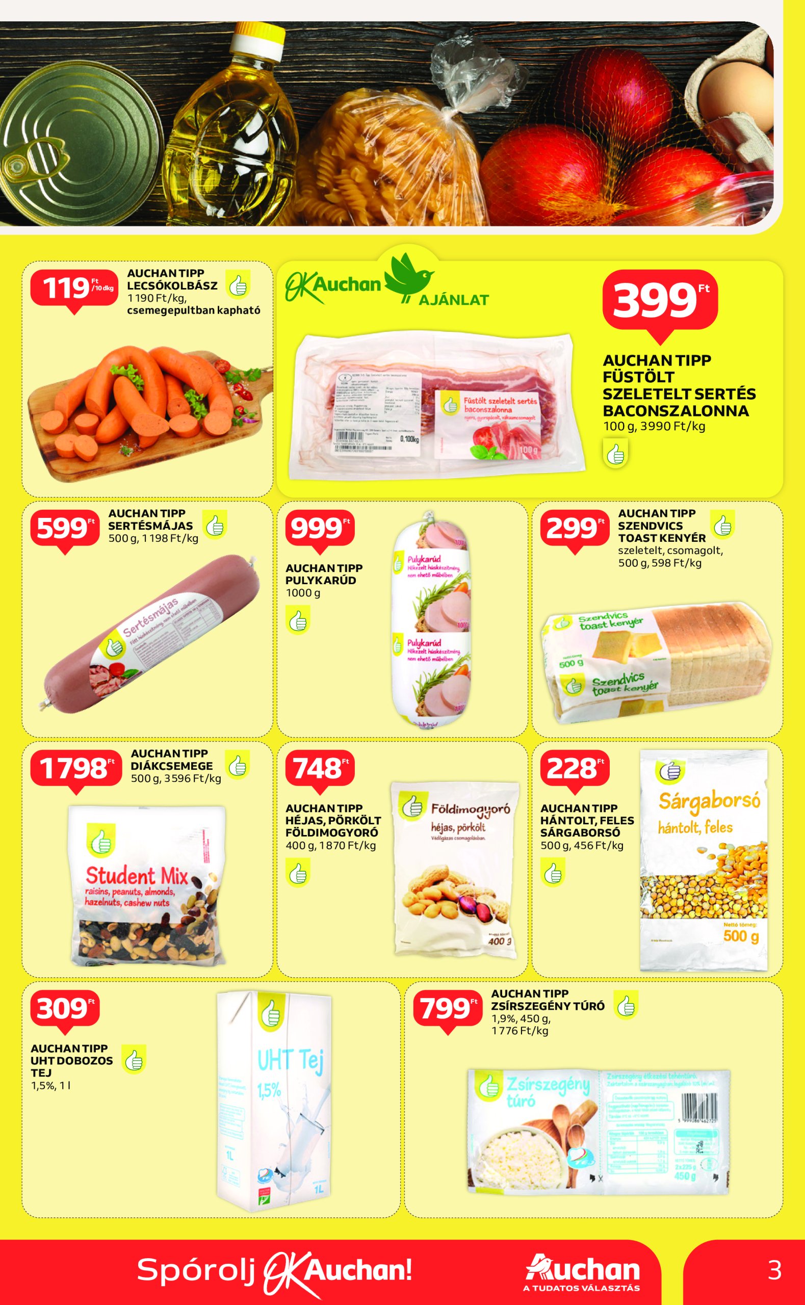 auchan - Auchan - Online ajánlatok akciós újság, érvényes 01.23. - 02.05. - page: 3