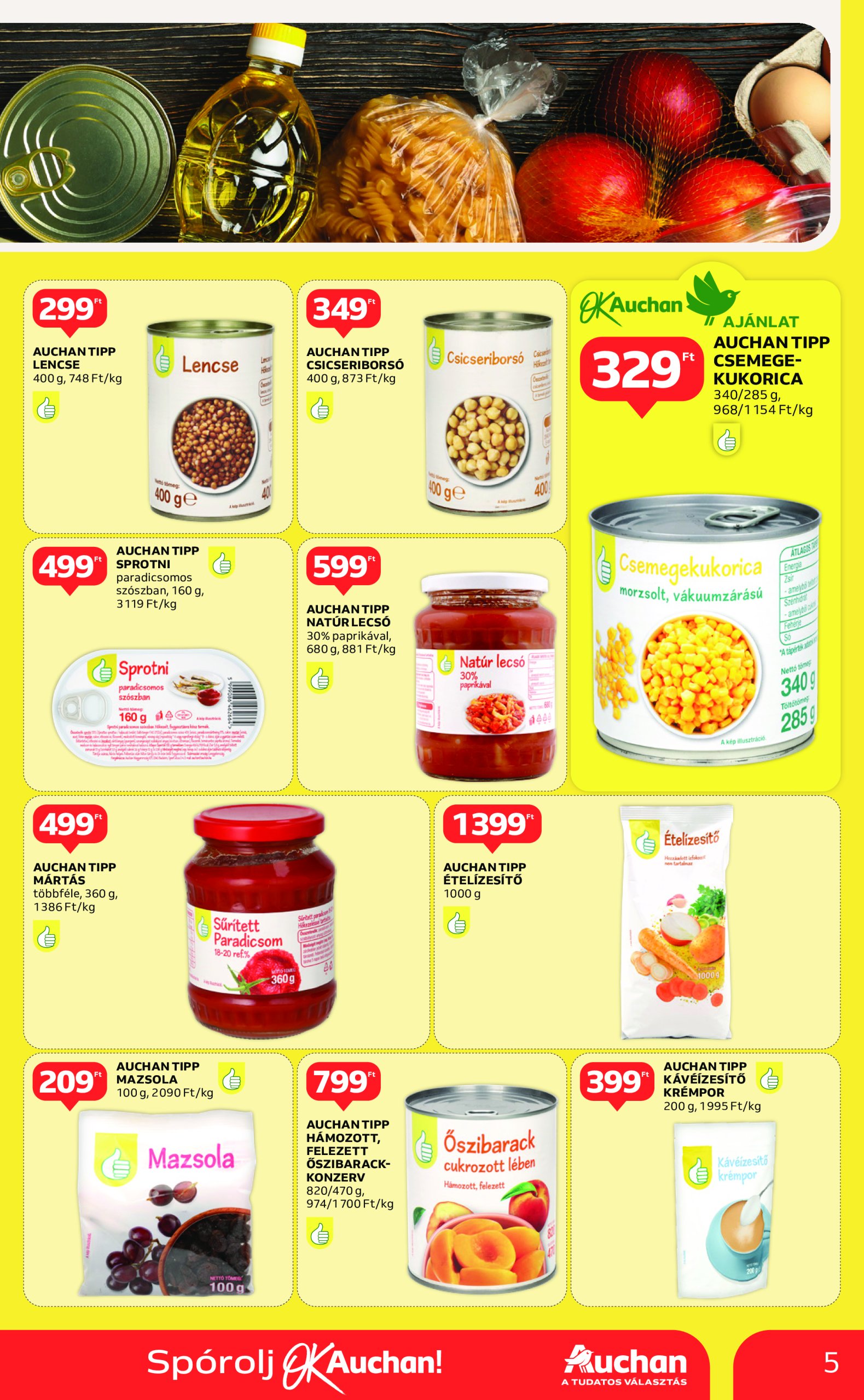 auchan - Auchan - Online ajánlatok akciós újság, érvényes 01.23. - 02.05. - page: 5