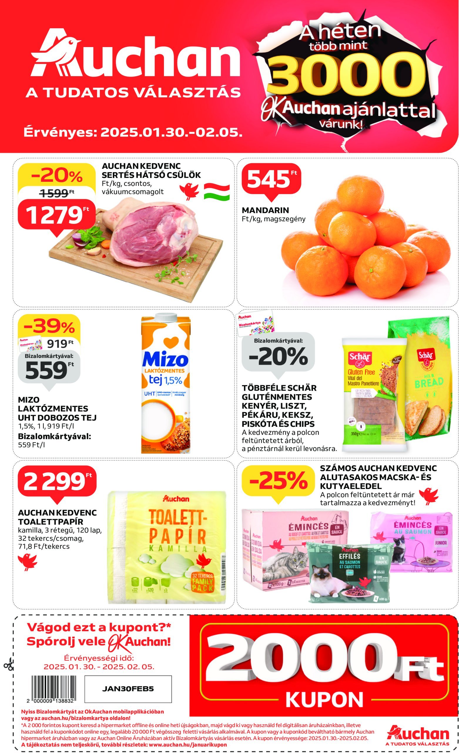 auchan - Auchan akciós újság, érvényes 01.30. - 02.05.