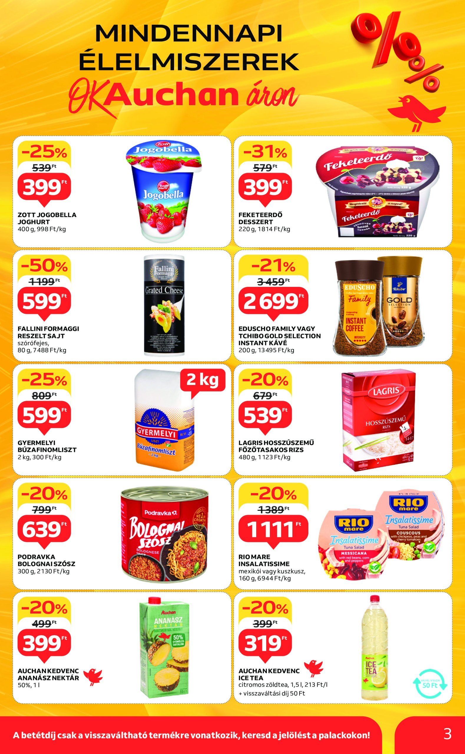 auchan - Auchan szupermarket akciós újság, érvényes 01.30. - 02.05. - page: 3