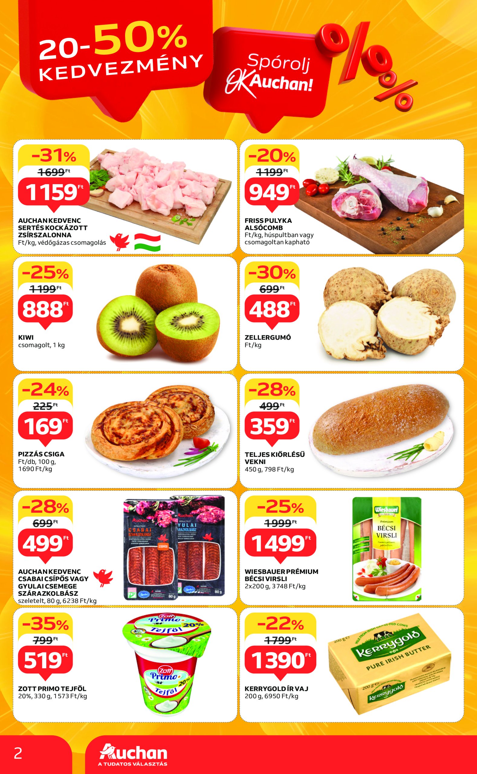 auchan - Auchan szupermarket akciós újság, érvényes 01.30. - 02.05. - page: 2