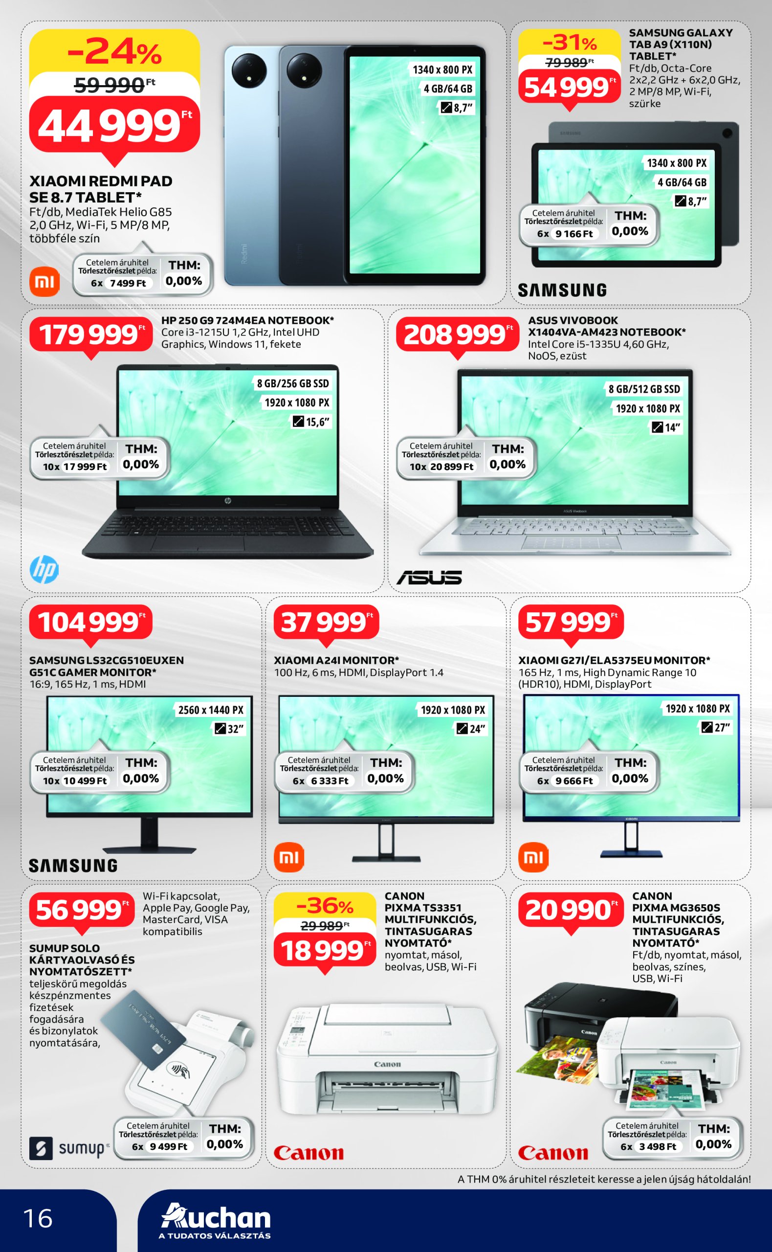 auchan - Auchan - Elektronika akciós újság, érvényes 02.06. - 02.26. - page: 16