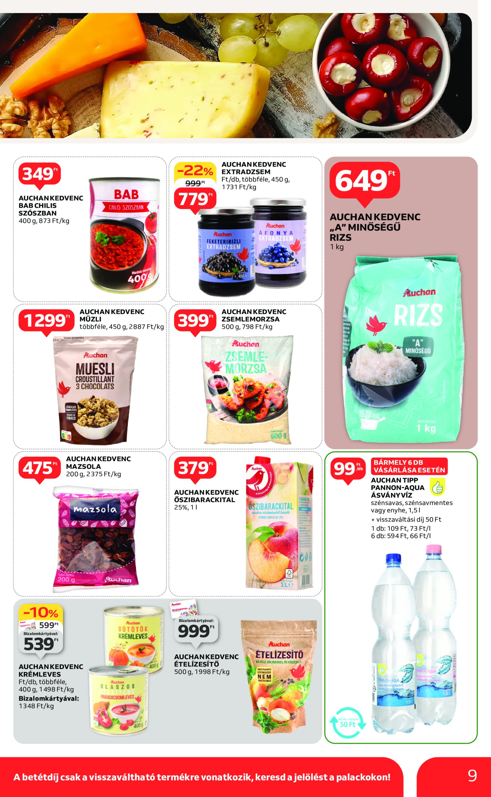 auchan - Auchan szupermarket akciós újság, érvényes 02.06. - 02.12. - page: 9